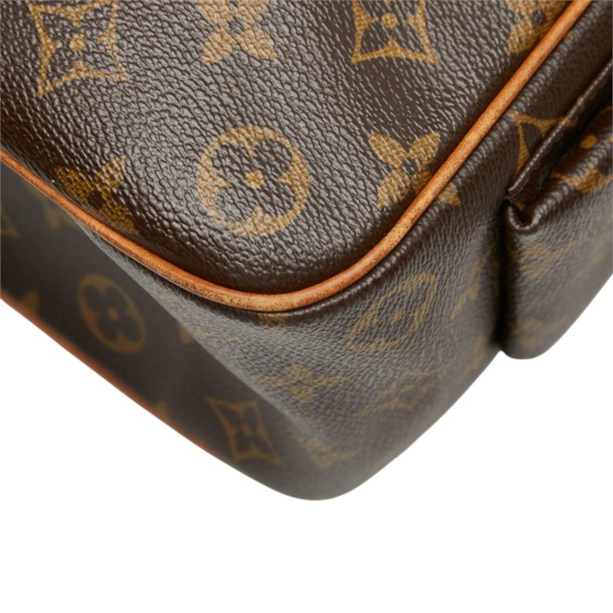 Louis Vuitton Brown Monogram Pvc Leather Shoulder Bag Tote Bag (Pre-Owned)