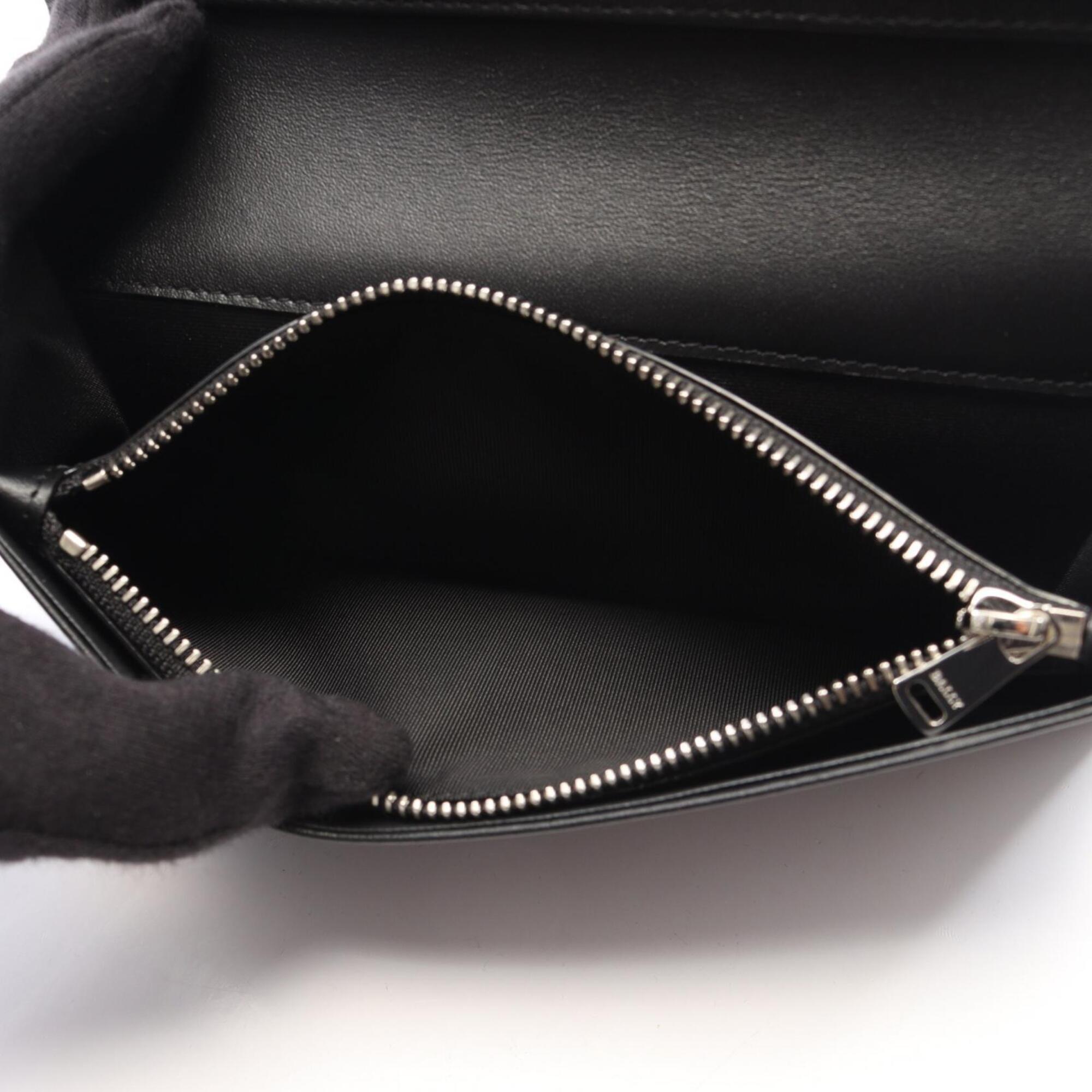 Bally Black Multi-Color Leather Long Wallet (Bi-Fold) (Pre-Owned)