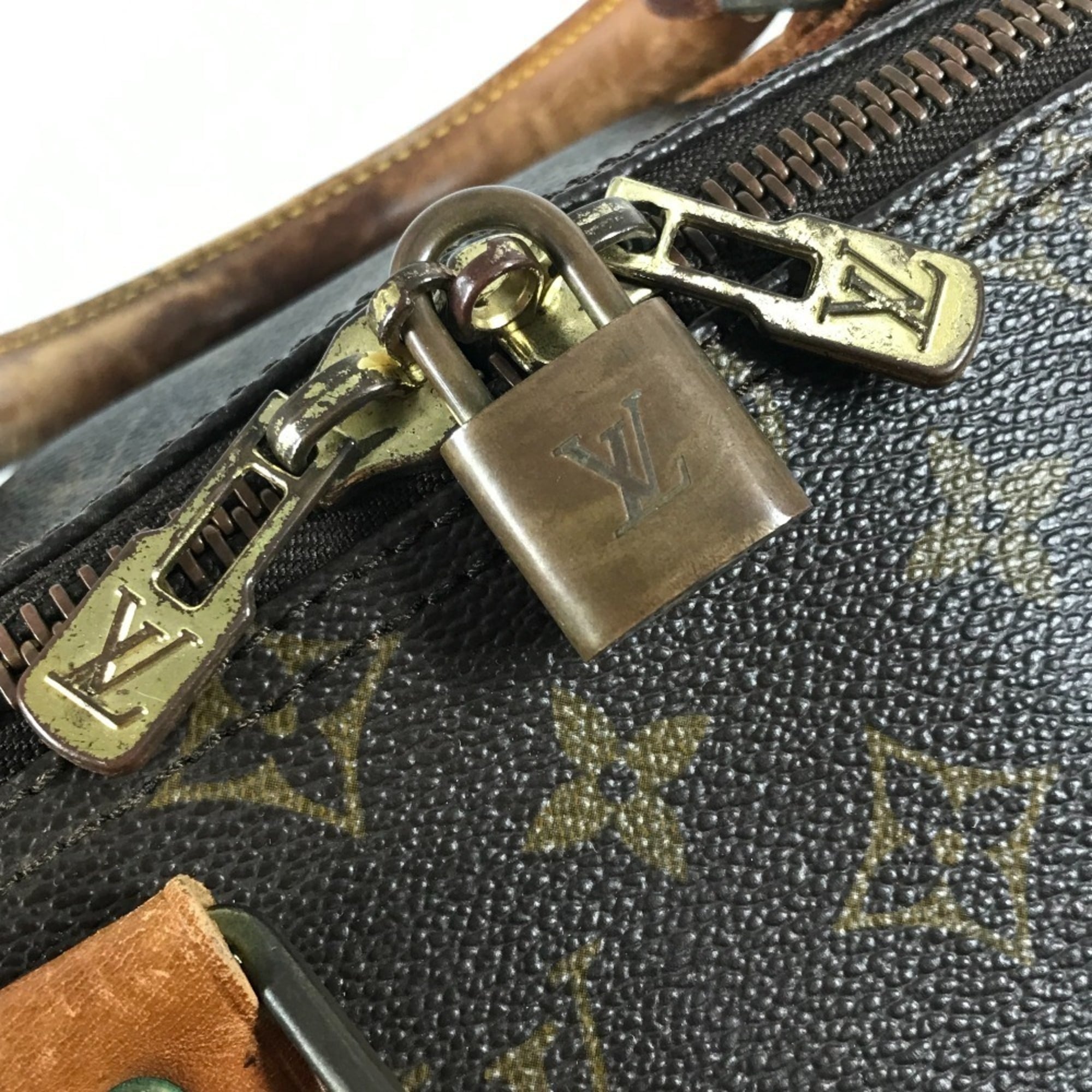 Louis Vuitton Brown Monogram Canvas Boston Bag Handbag (Pre-Owned)
