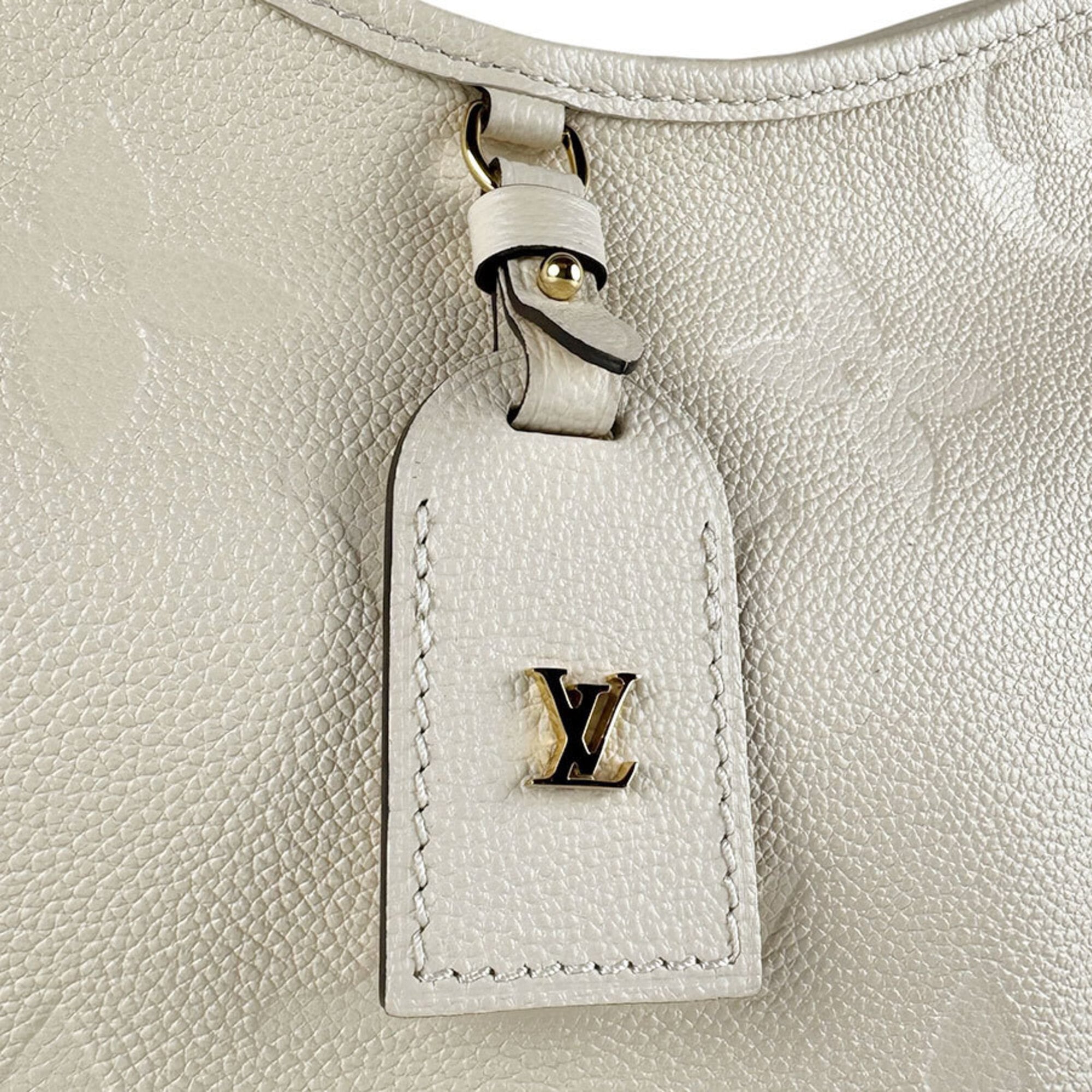 Louis Vuitton Beige Cream Monogram Empreinte Shoulder Bag (Pre-Owned)
