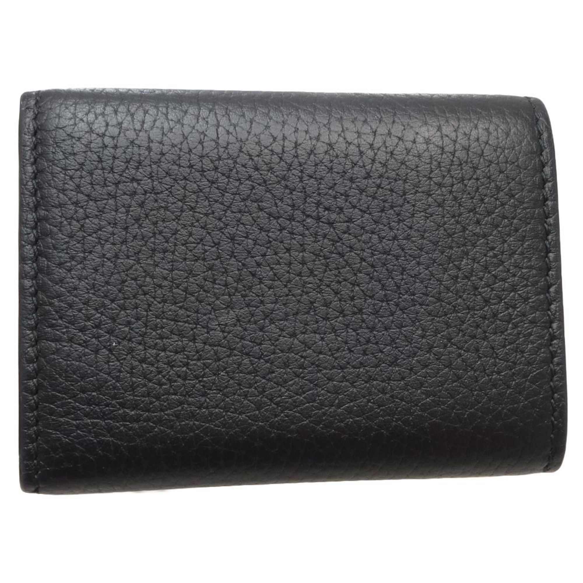 Gucci Black Leather Wallet (Tri-Fold) (Pre-Owned)