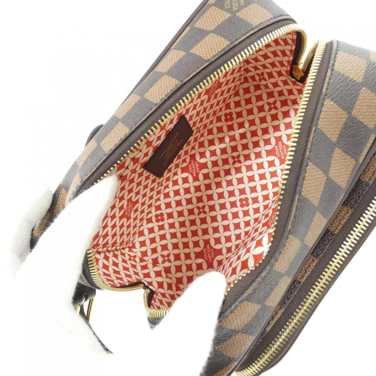 Louis Vuitton Ebene Coated Canvas Pouch (Pre-Owned)