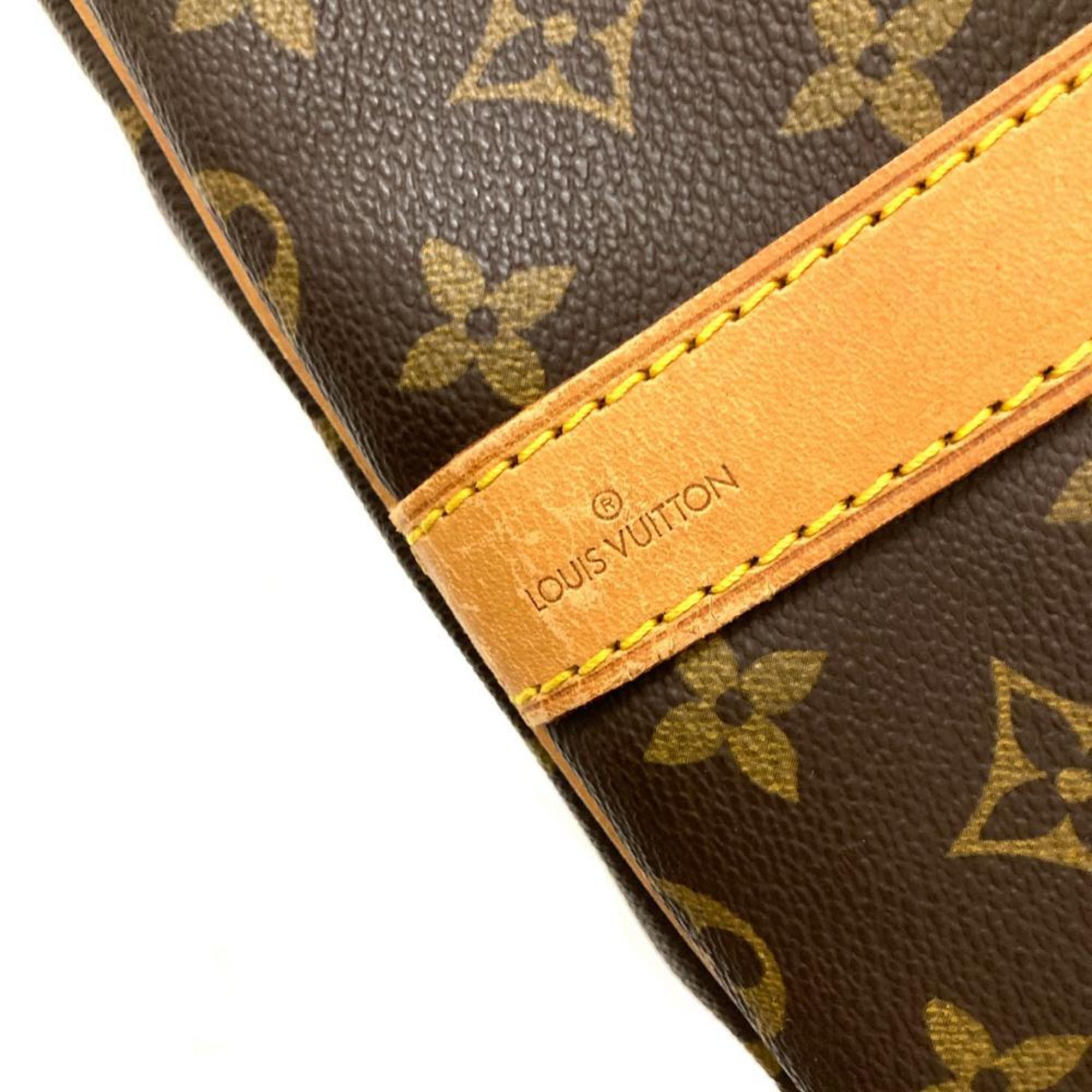 Louis Vuitton Monogram Brown Monogram Leather Boston Bag (Pre-Owned)