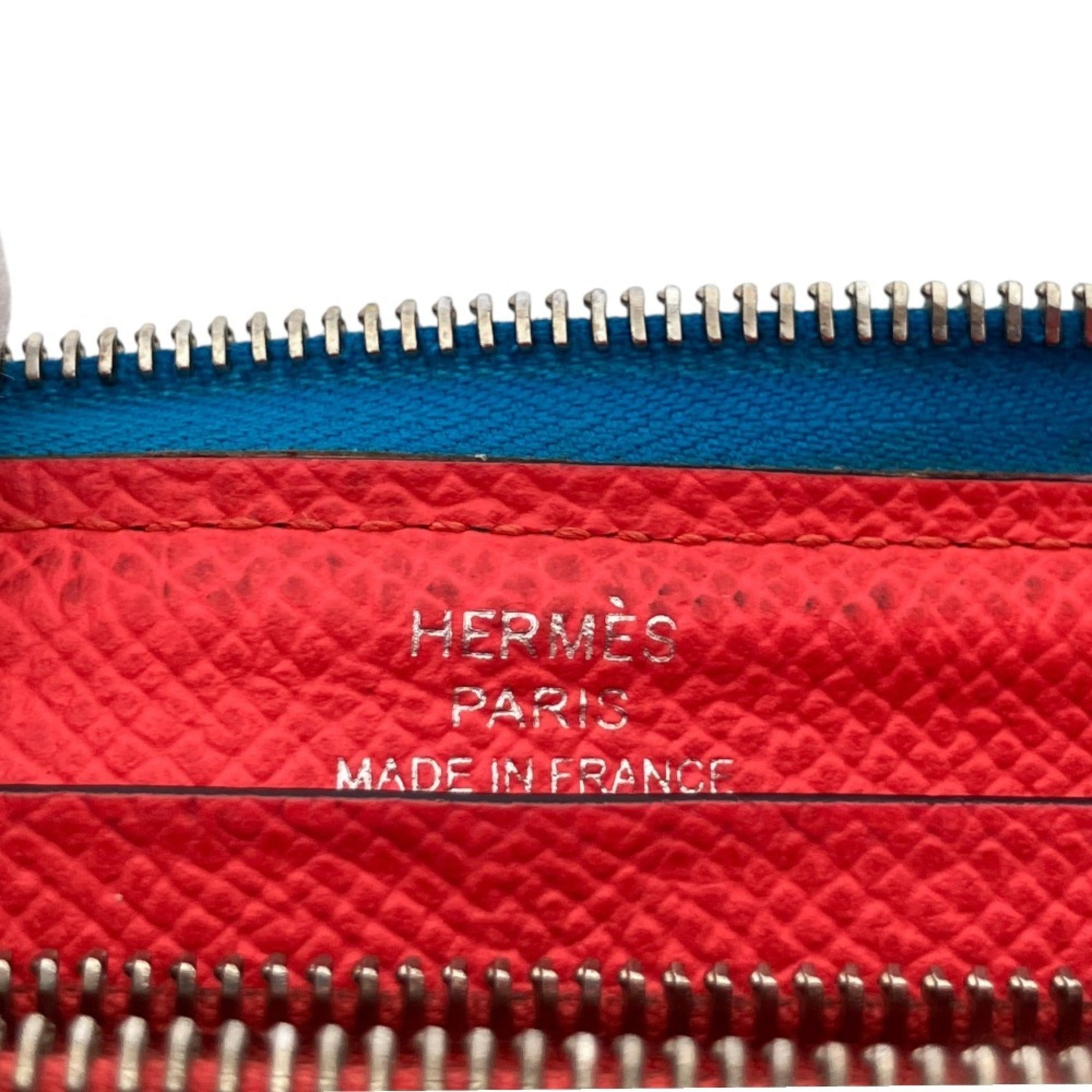 Hermes Epsom Leather Long Wallet (Bi-Fold) (Pre-Owned)
