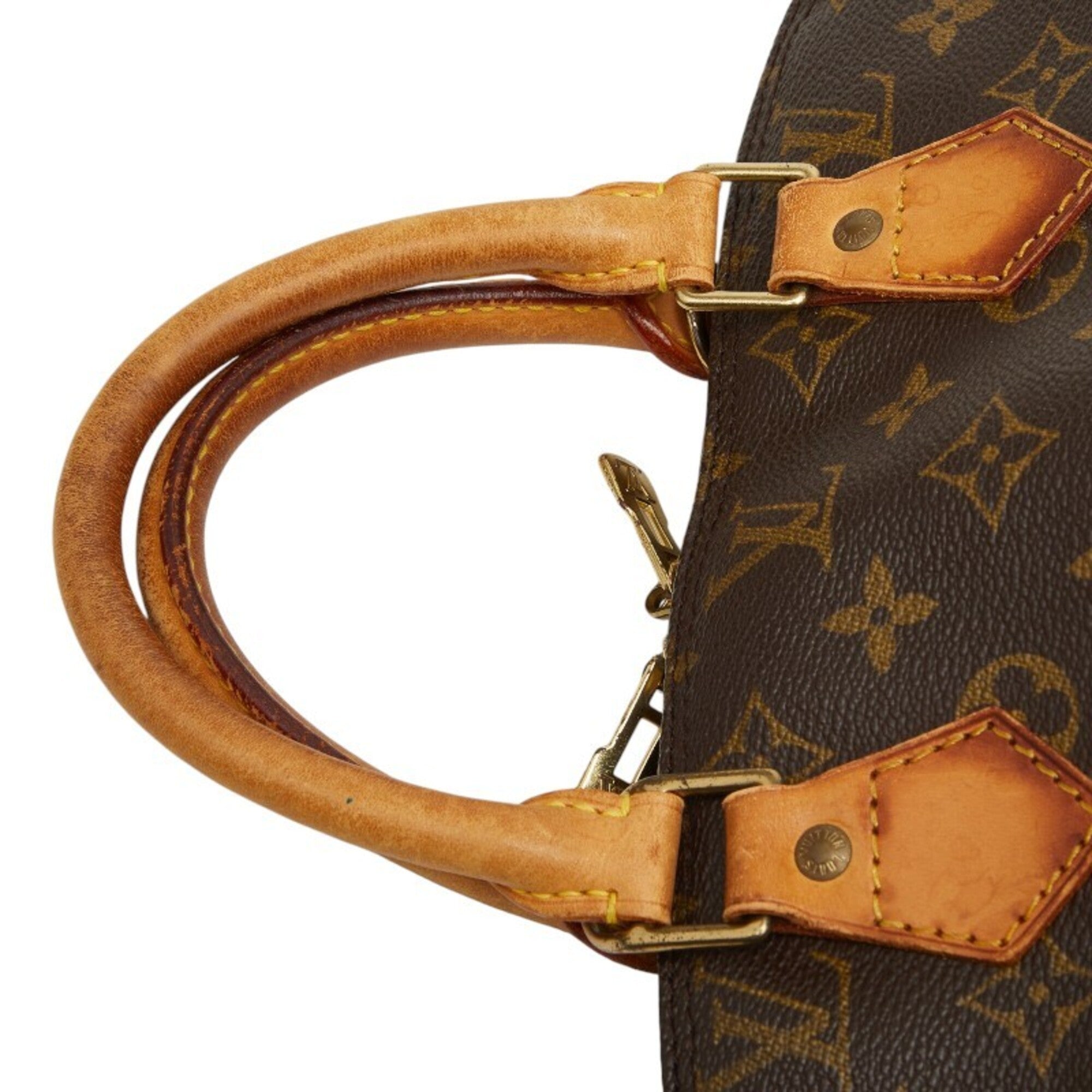 Louis Vuitton Brown Pvc Leather Handbag (Pre-Owned)