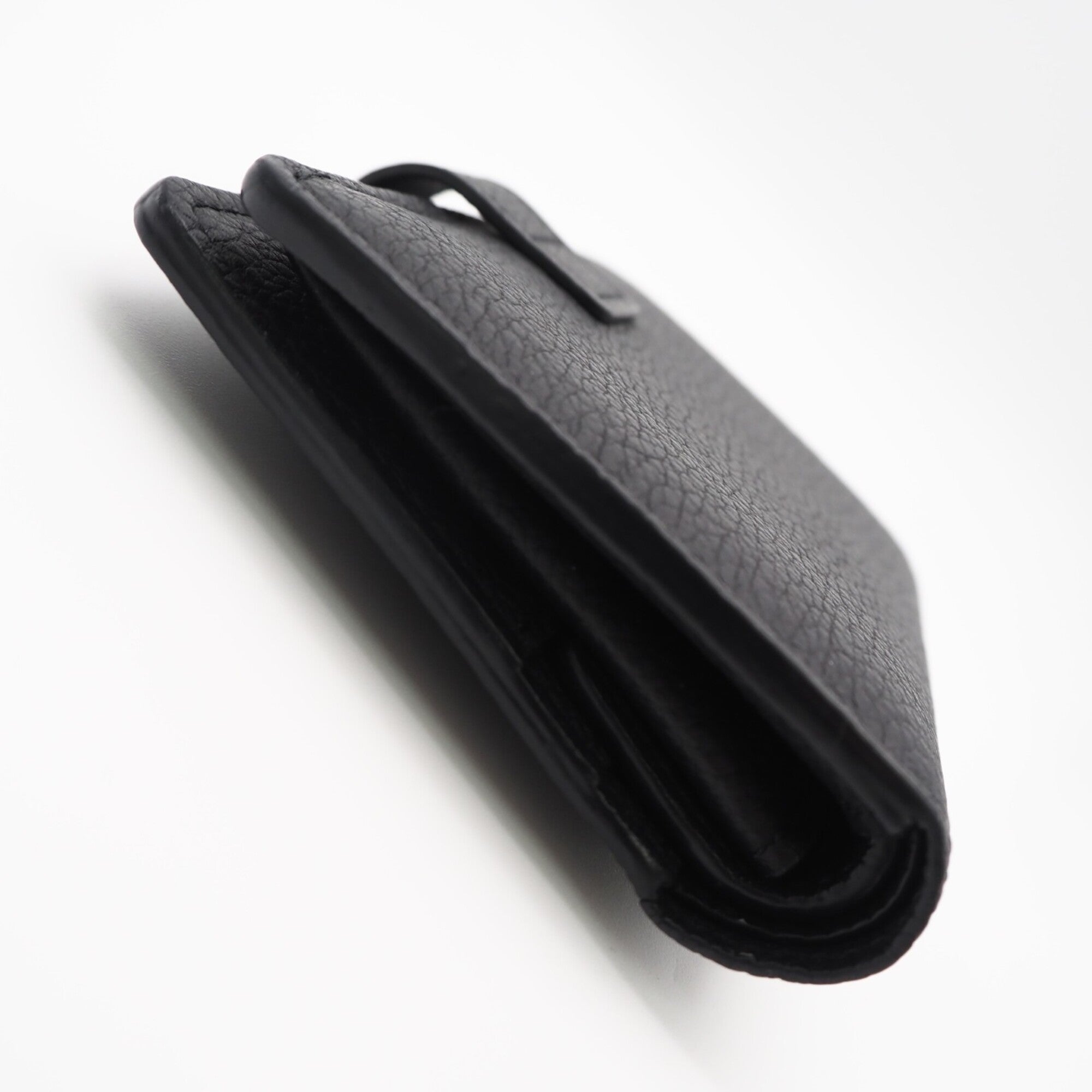 Louis Vuitton Black Leather Wallet (Bi-Fold) (Pre-Owned)