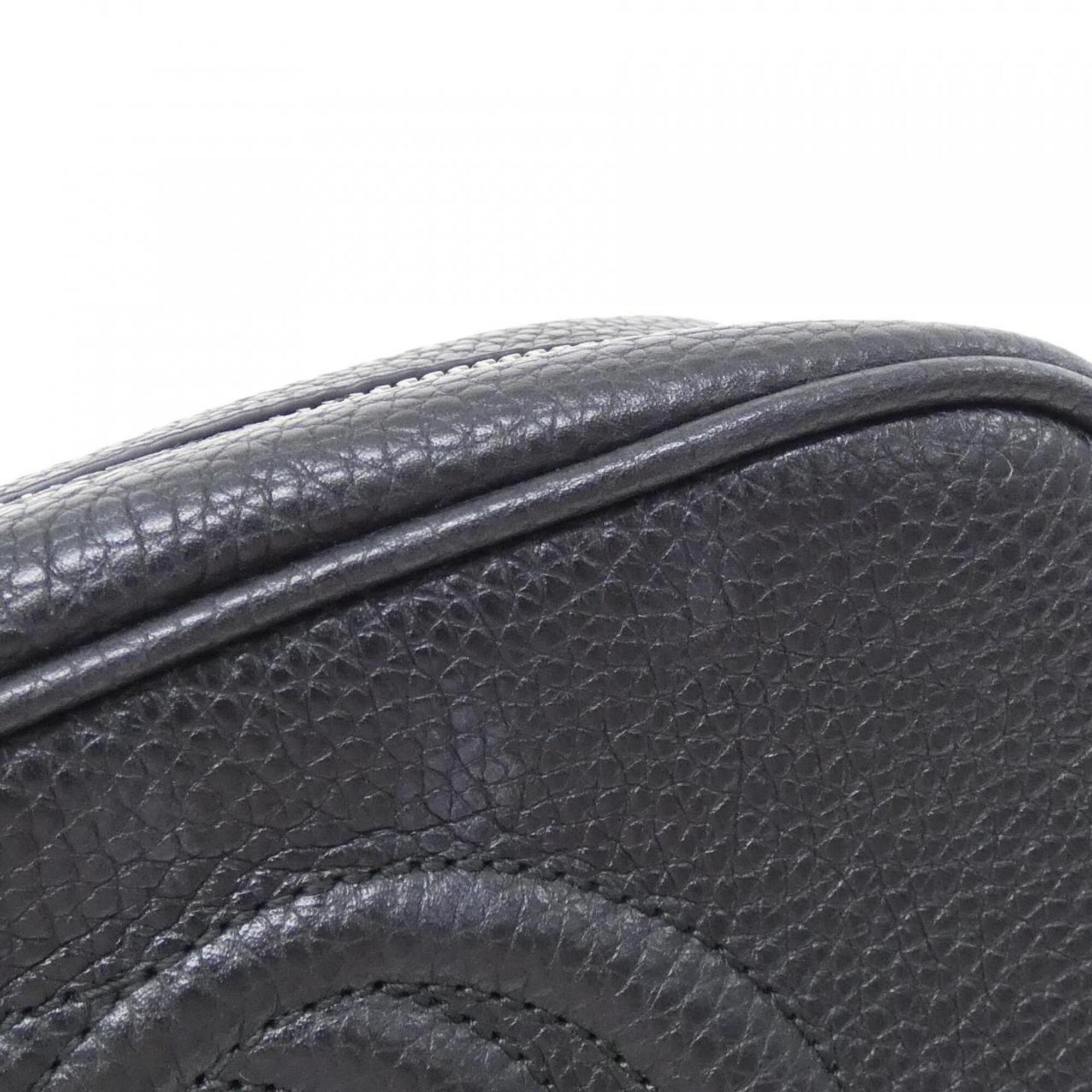 Gucci Black Leather Shoulder Bag (Pre-Owned)