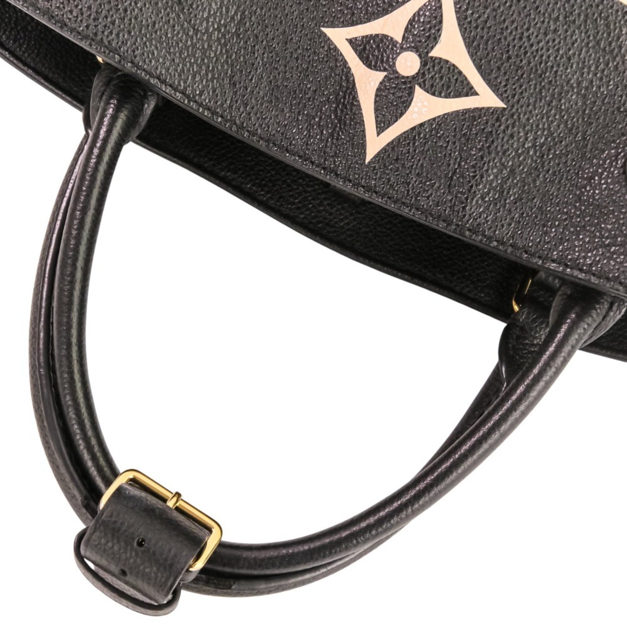 Louis Vuitton Black Monogram Empreinte Handbag (Pre-Owned)