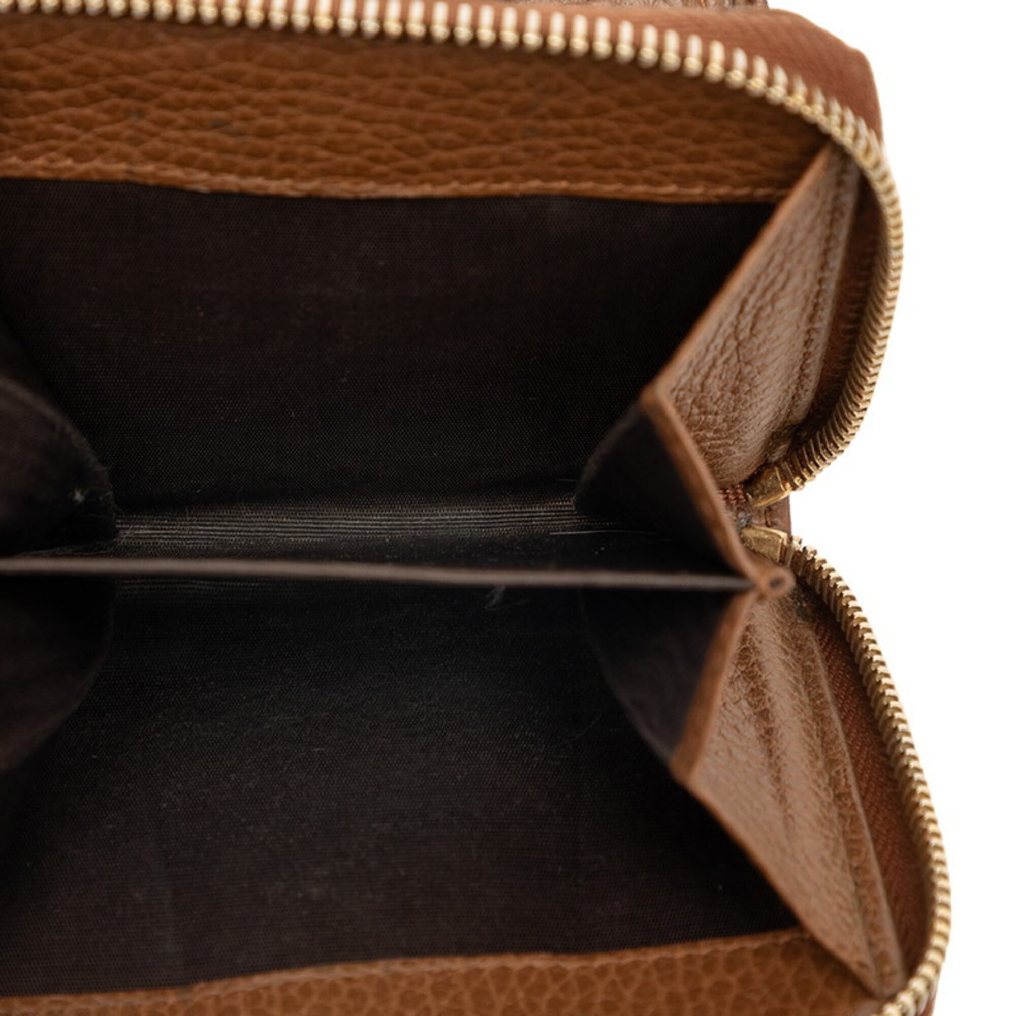 Gucci Beige Brown Canvas Leather Wallet (Bi-Fold) (Pre-Owned)