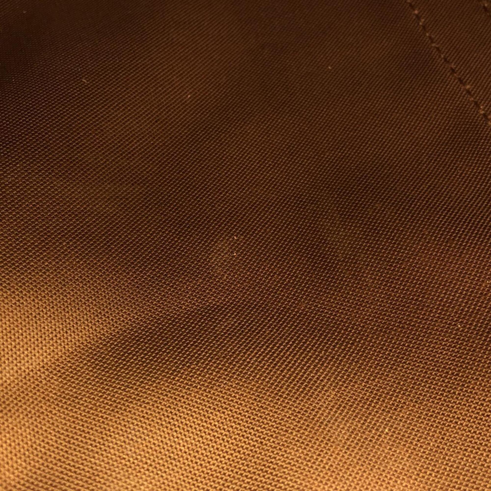 Louis Vuitton Marron Coated Canvas Boston Bag (Pre-Owned)