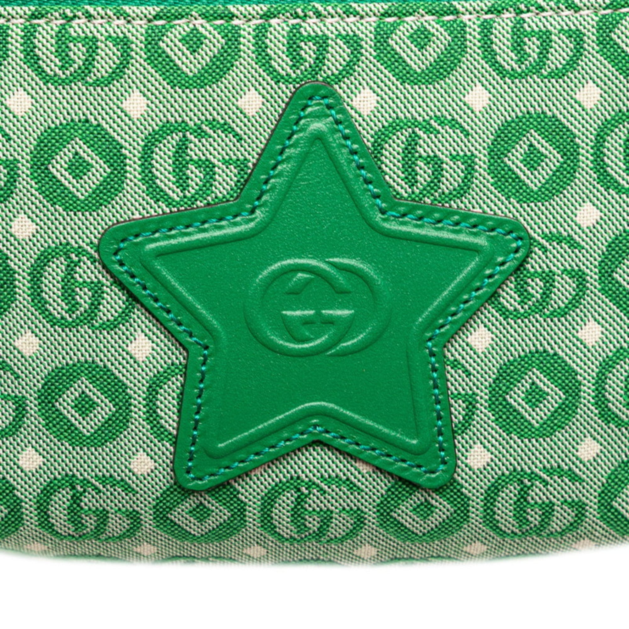 Gucci Green Canvas Fanny Pack (Pre-Owned)