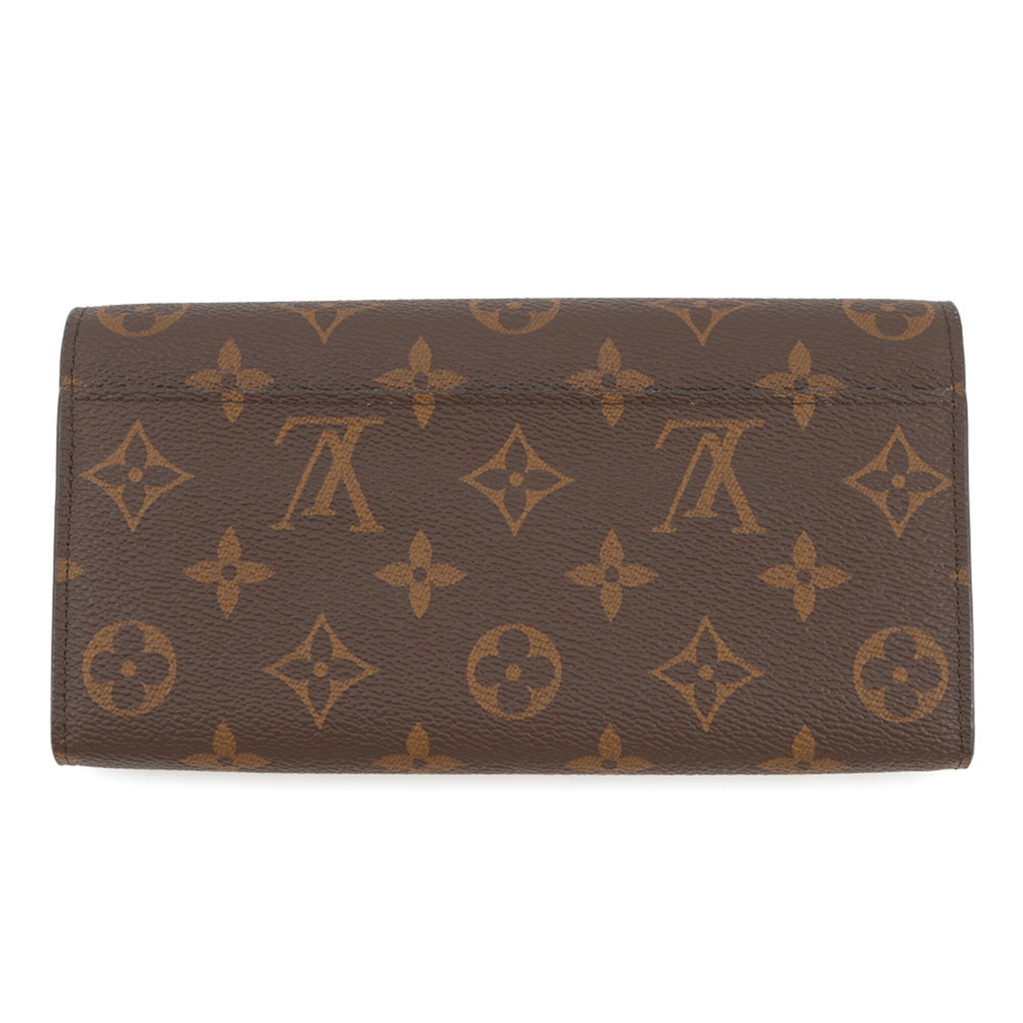 Louis Vuitton Monogram Brown Monogram Long Wallet (Bi-Fold) (Pre-Owned)