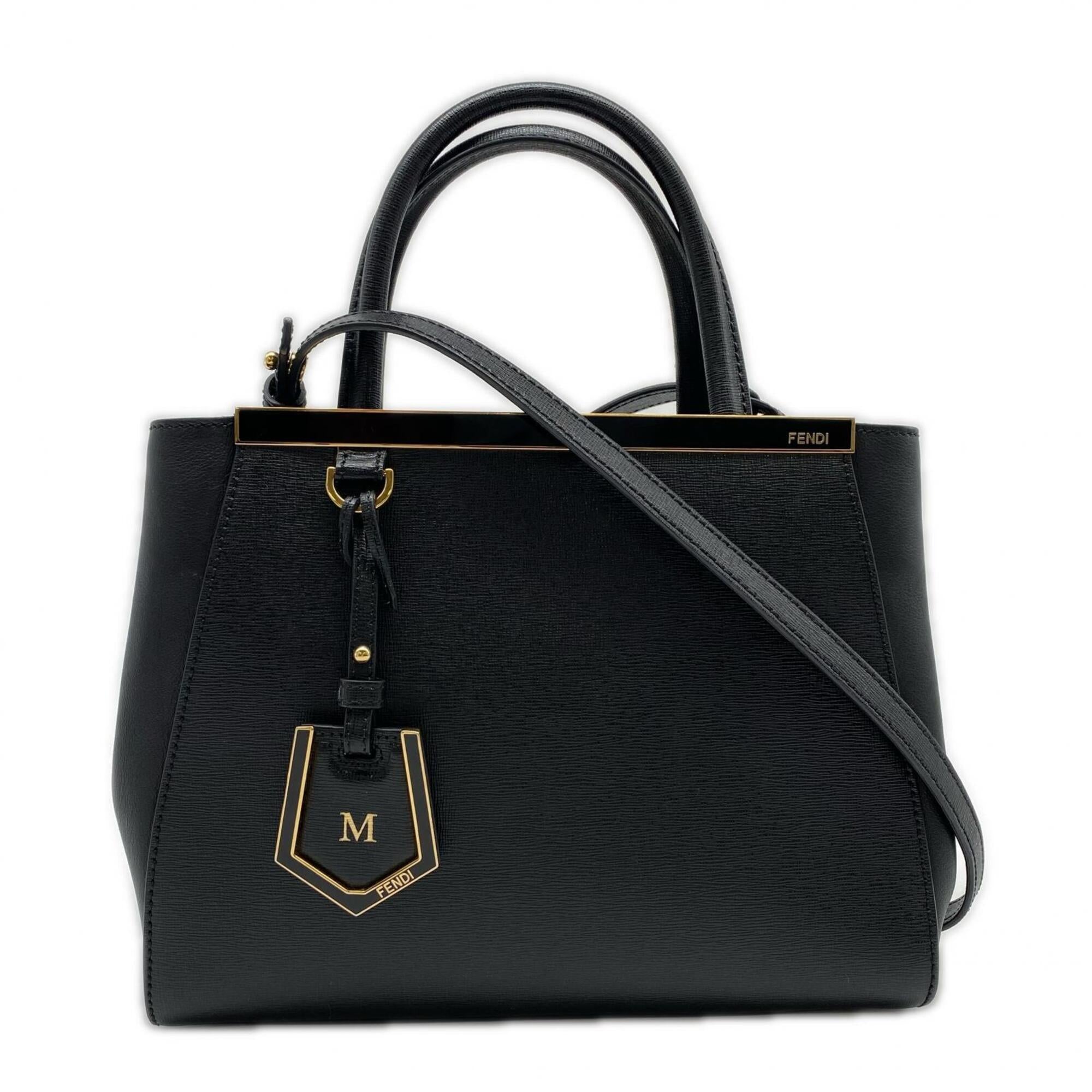 Fendi Black Leather Handbag (Pre-Owned)