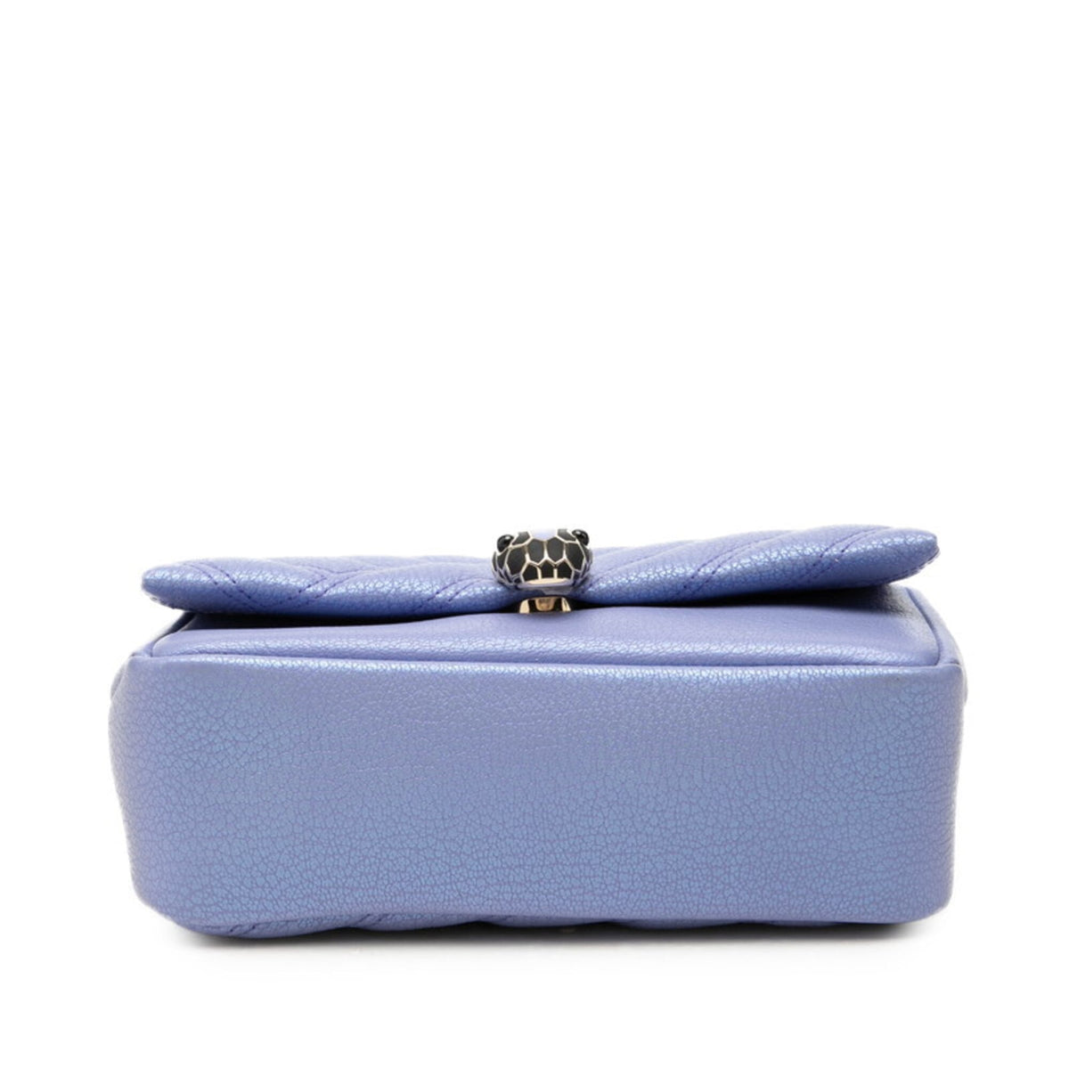 Bvlgari Purple Leather Shoulder Bag (Pre-Owned)