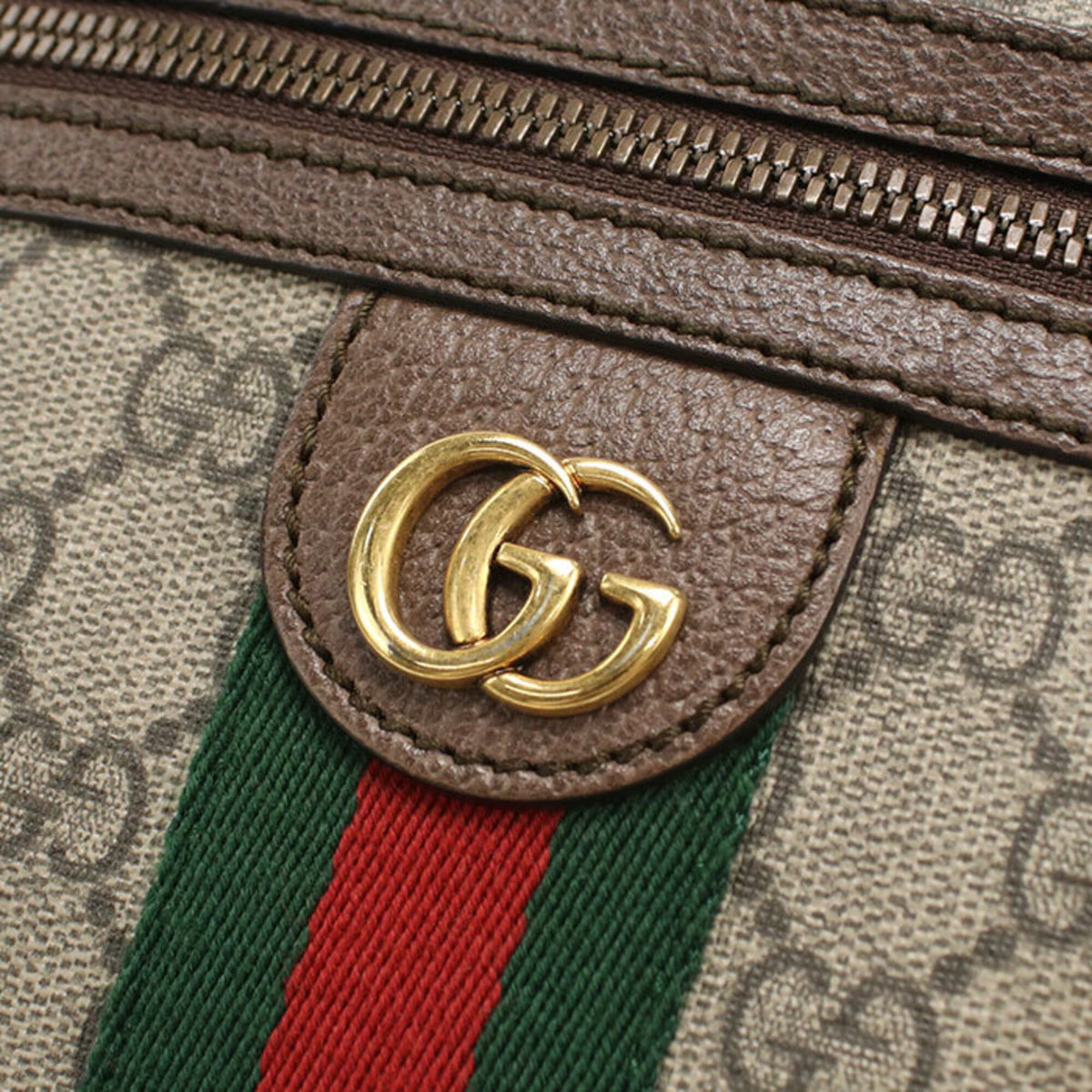 Gucci Beige Pvc Leather Sling Bag (Pre-Owned)