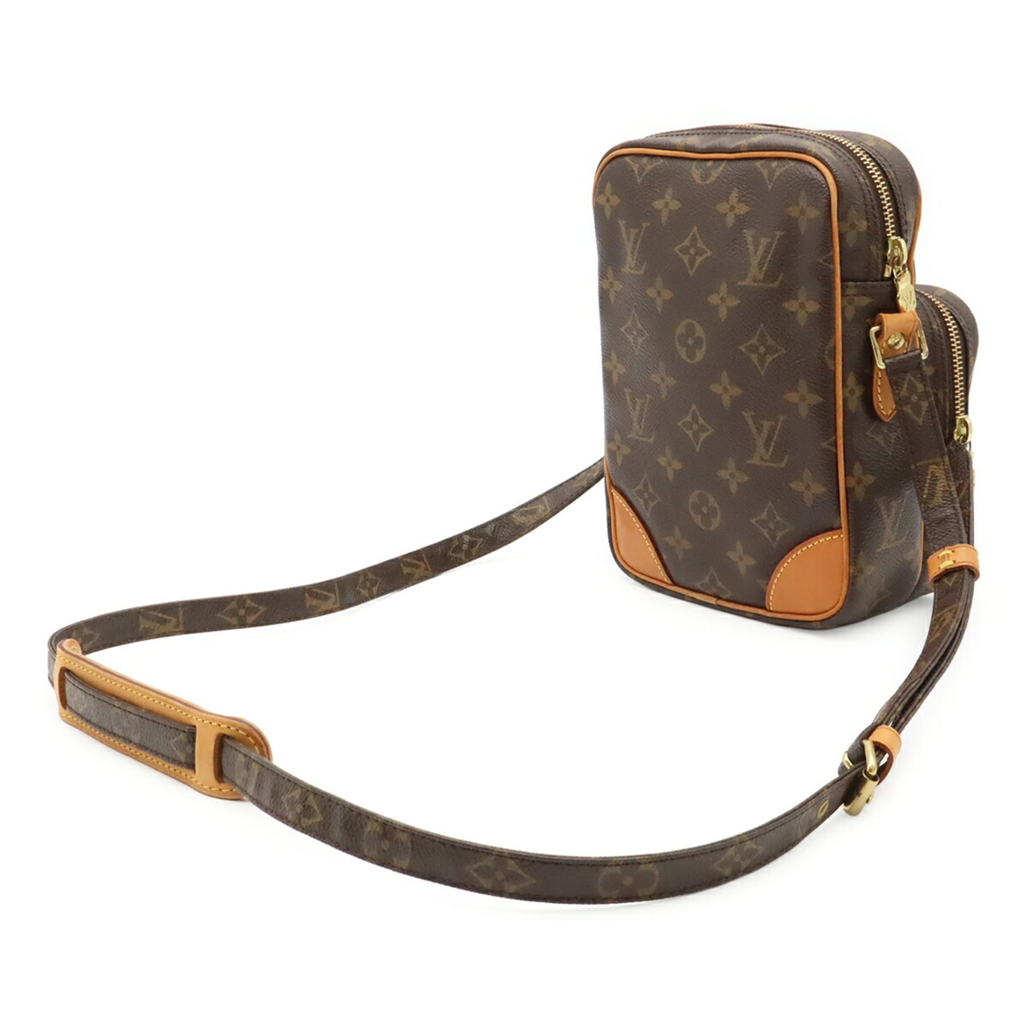 Louis Vuitton Brown Monogram Canvas Pochette Shoulder Bag (Pre-Owned)