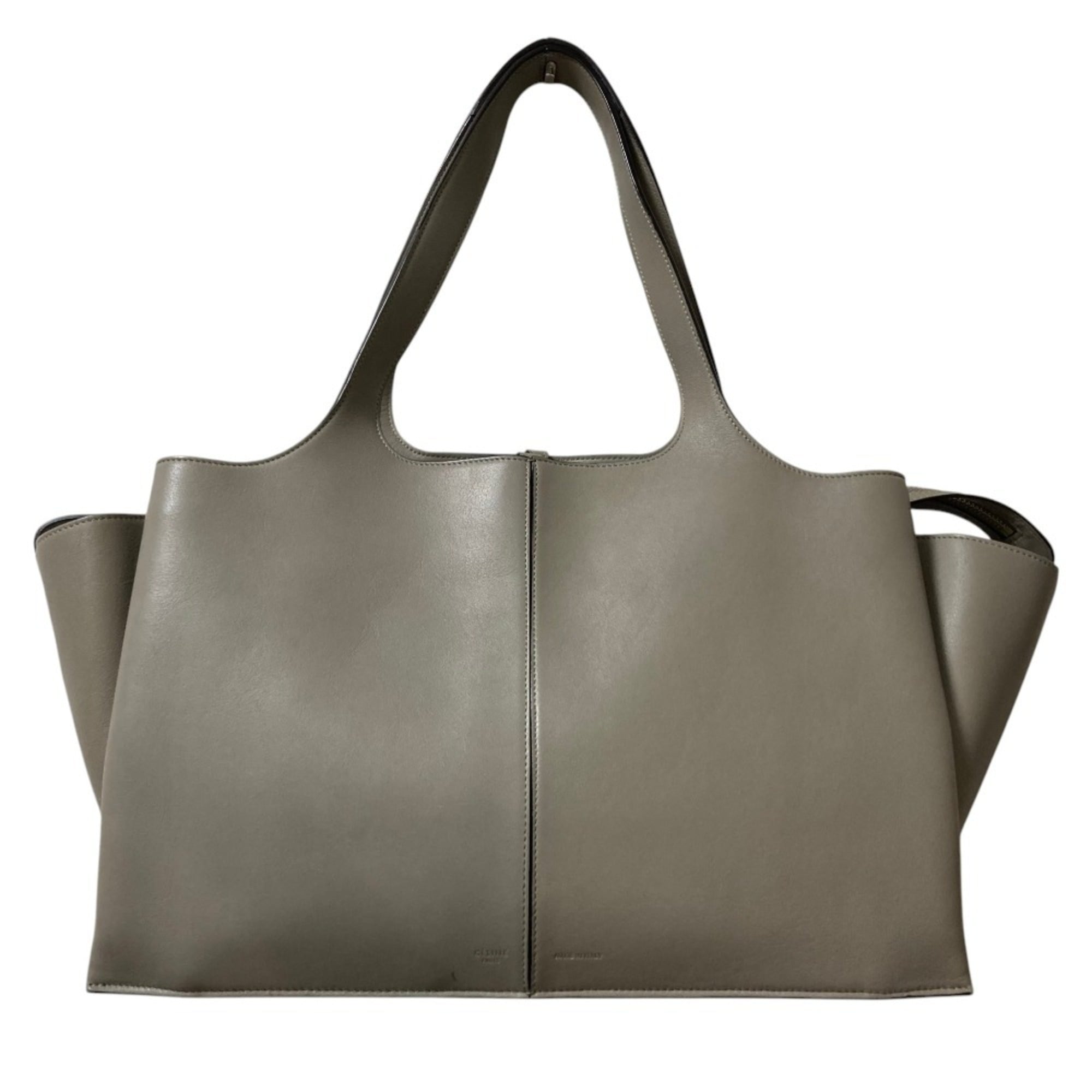 Celine Gray Leather Tote Bag (Pre-Owned)