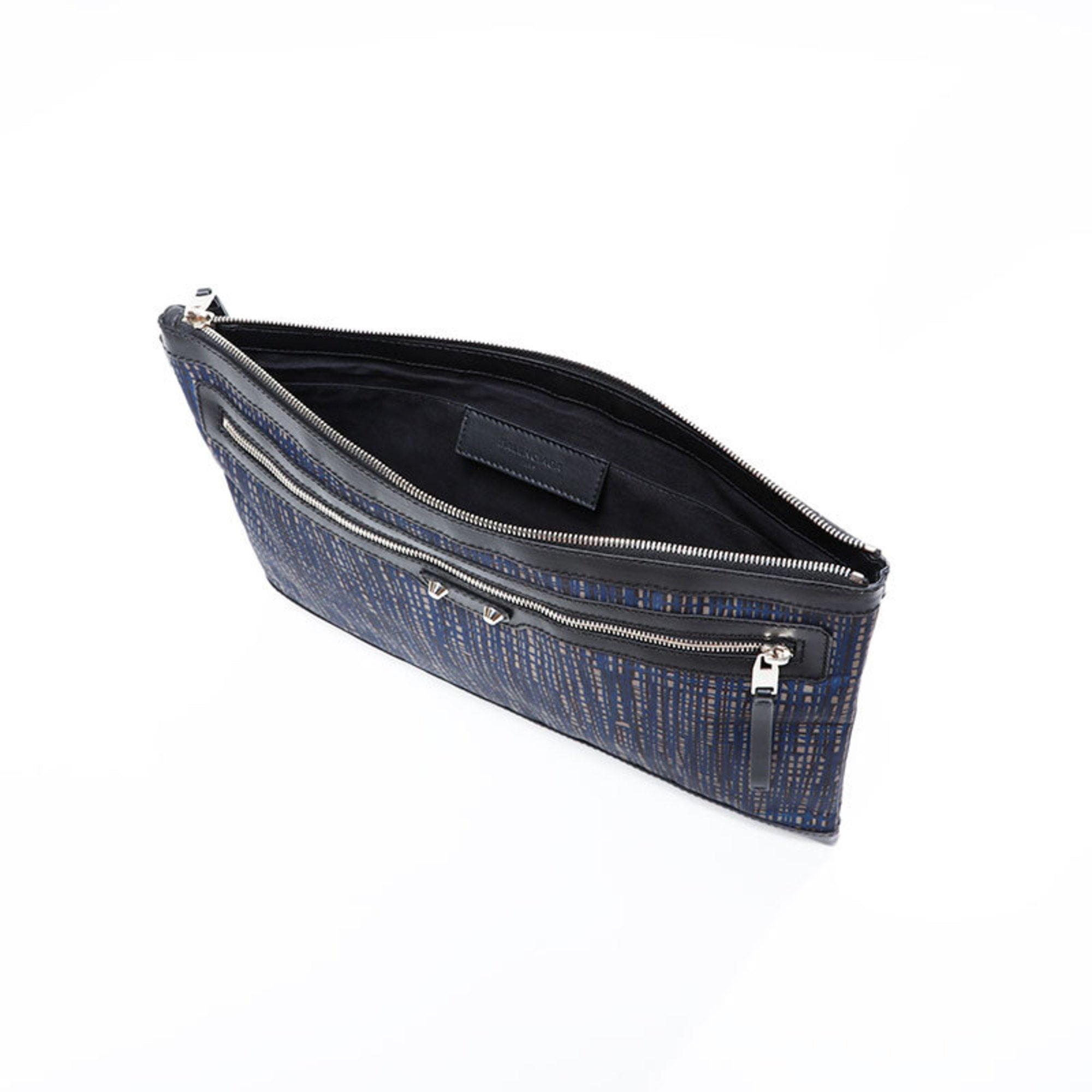Balenciaga Navy Nylon Clutch Bag (Pre-Owned)