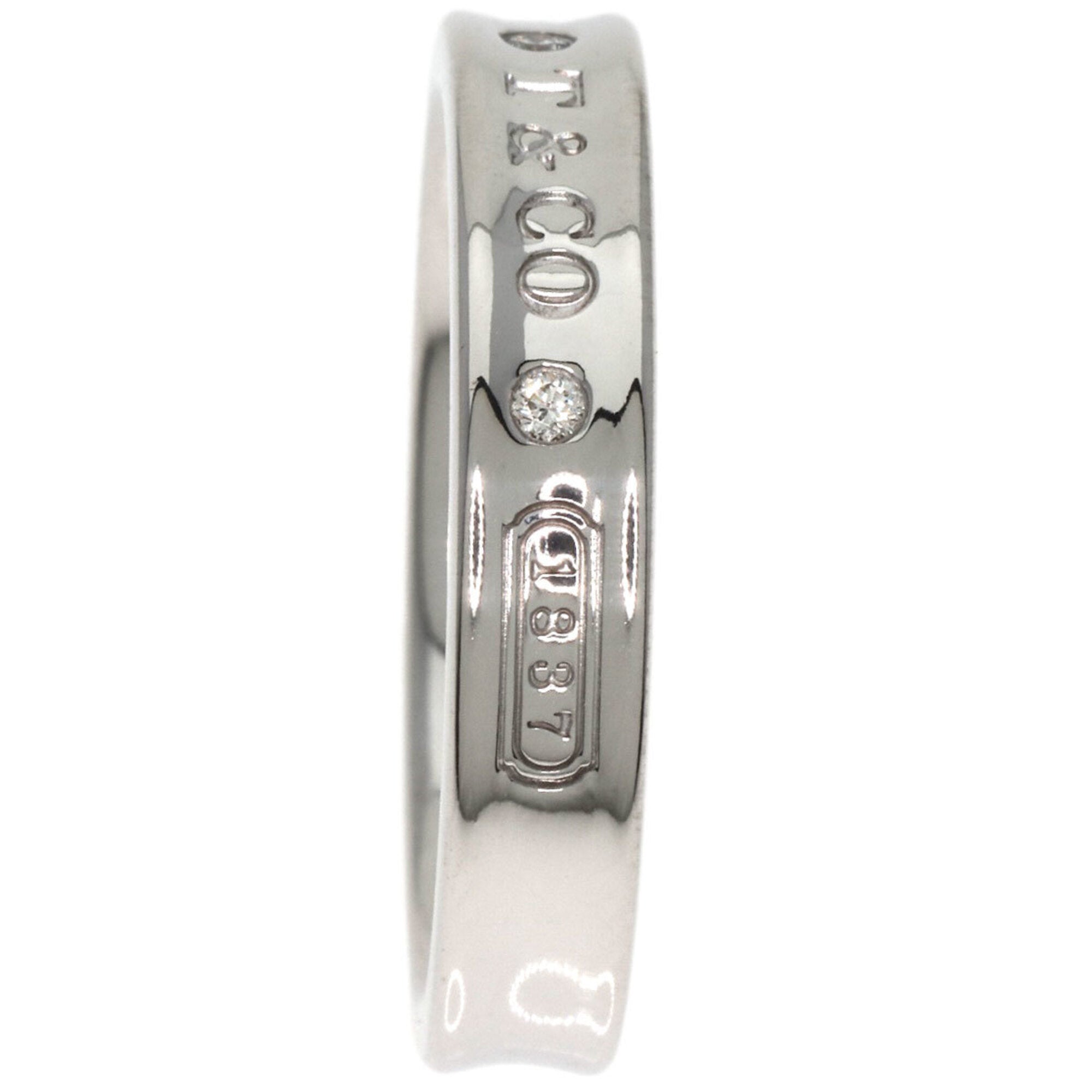 Tiffany White Gold White Gold (18K) Band Ring (Pre-Owned)