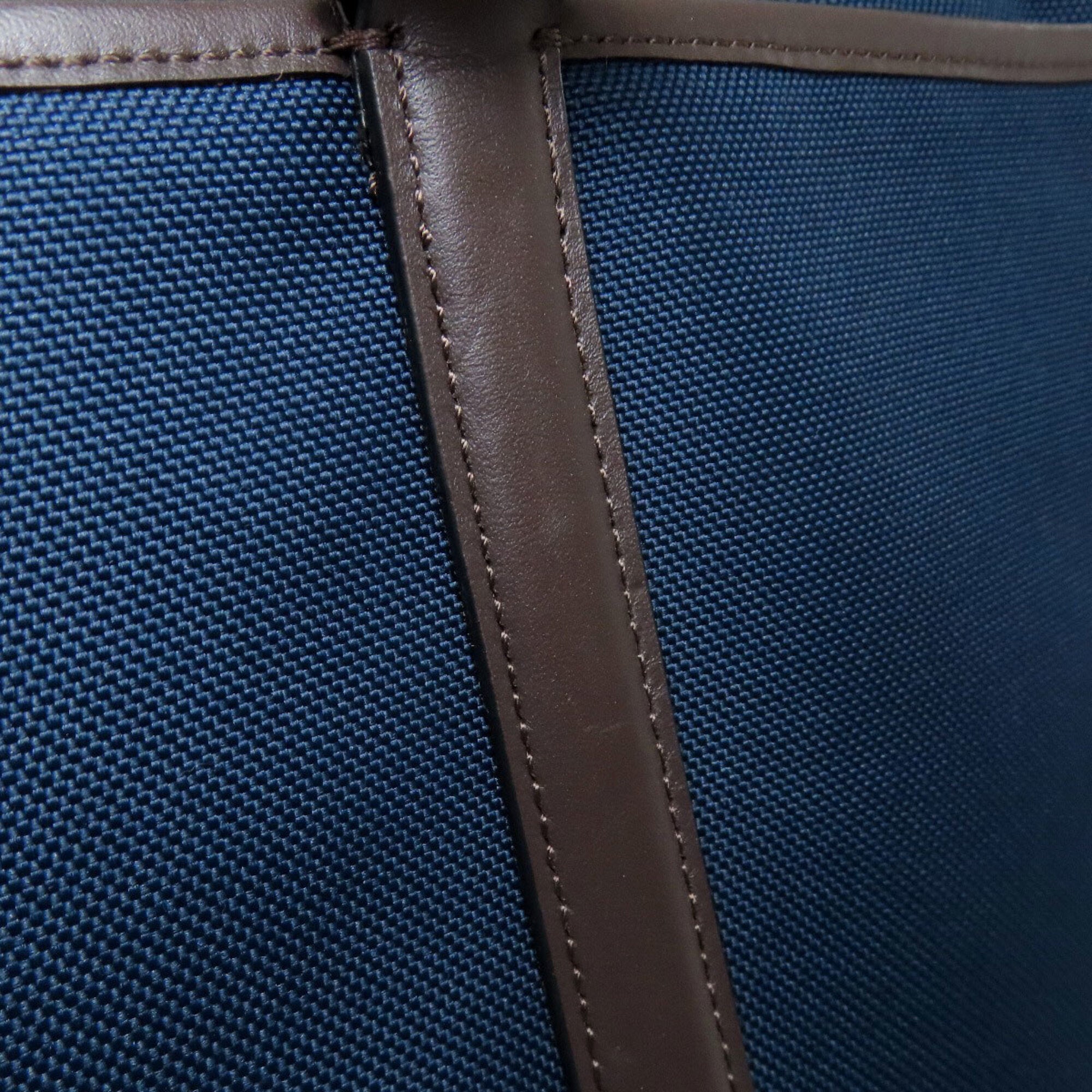 Coach Black Blue Nylon Briefcase (Pre-Owned)