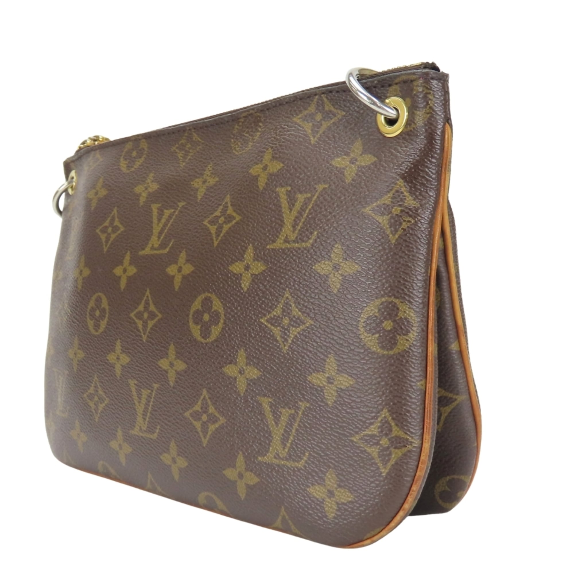 Louis Vuitton Brown Leather Shoulder Bag (Pre-Owned)