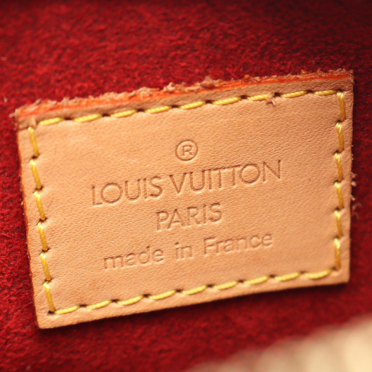 Louis Vuitton Brown Monogram Coated Canvas Leather Handbag Shoulder Bag (Pre-Owned)