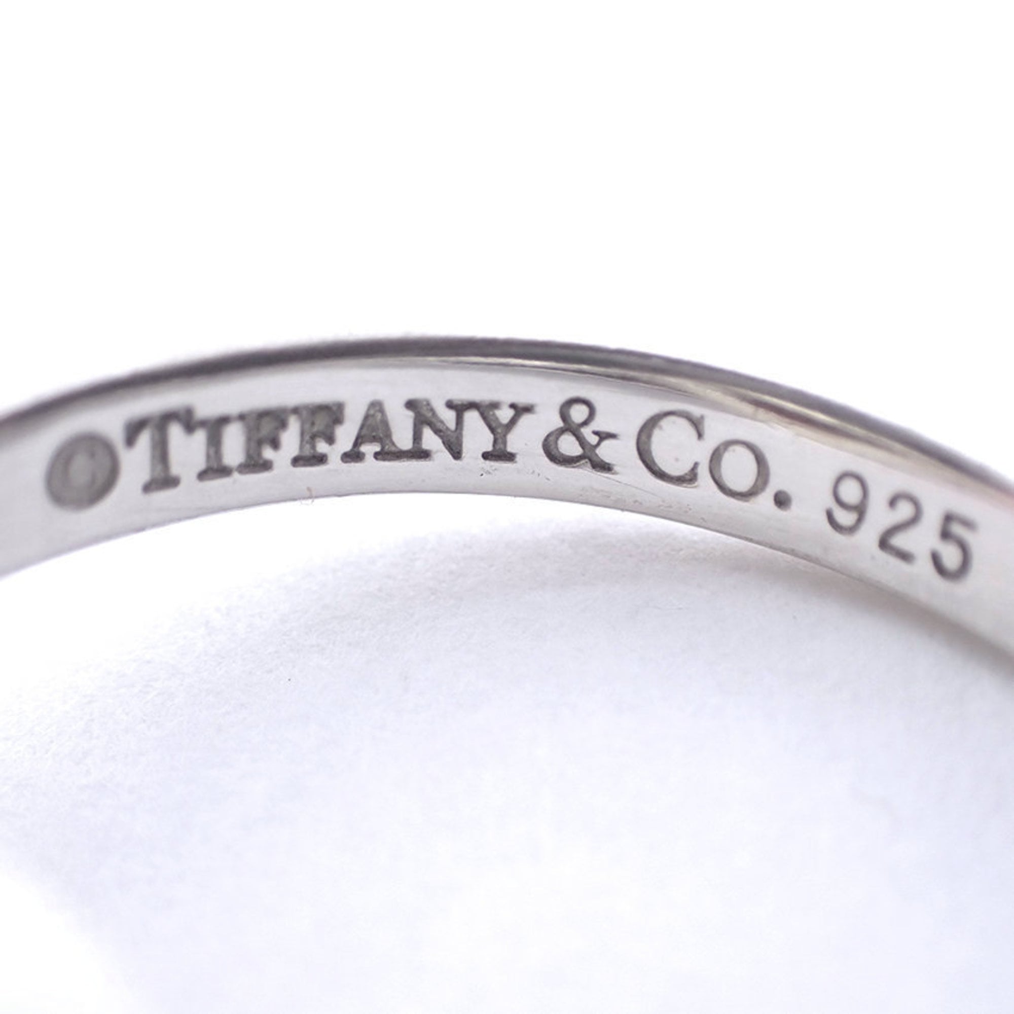 Tiffany Sterling Silver 925 Band Ring (Pre-Owned)