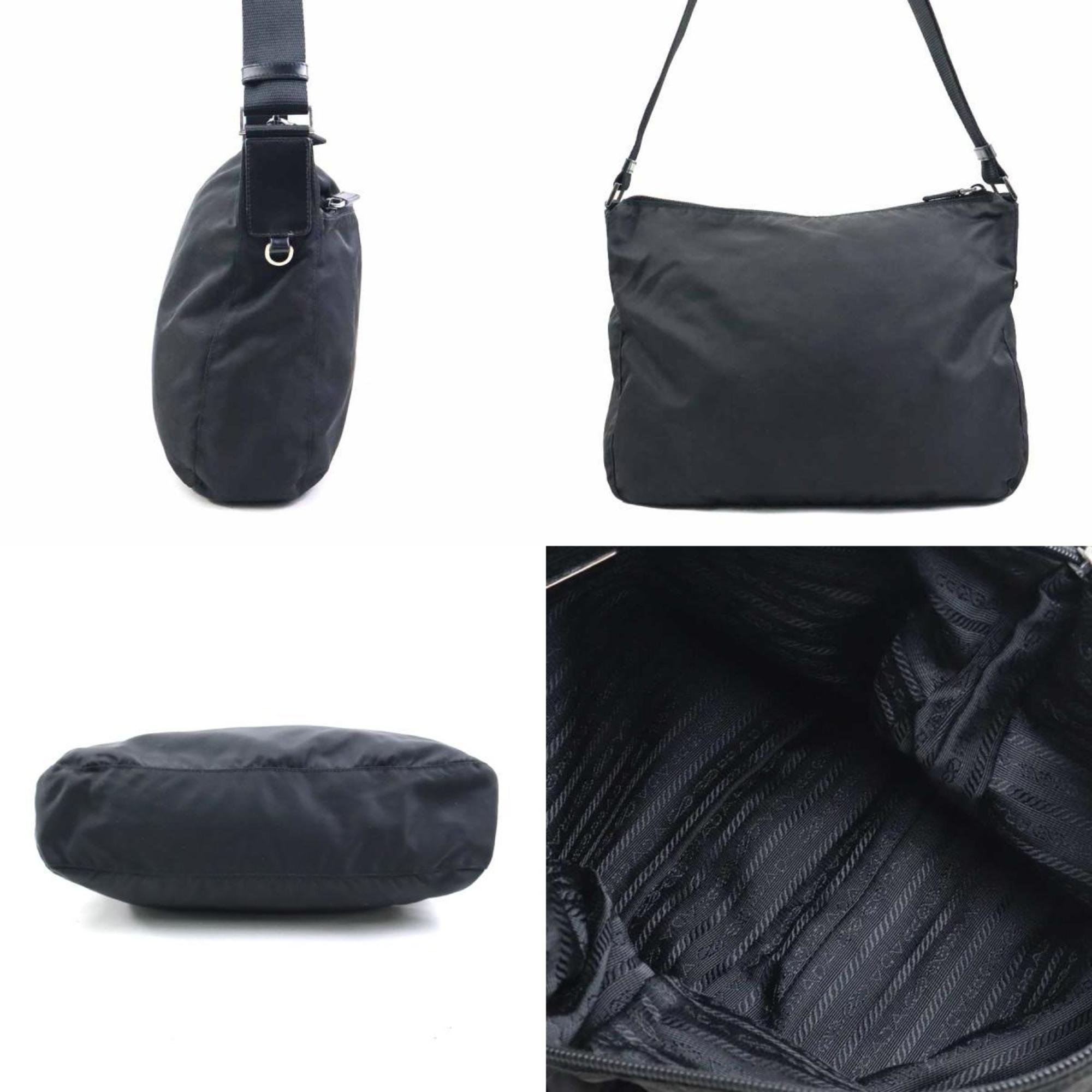 Prada Black Nylon Shoulder Bag (Pre-Owned)