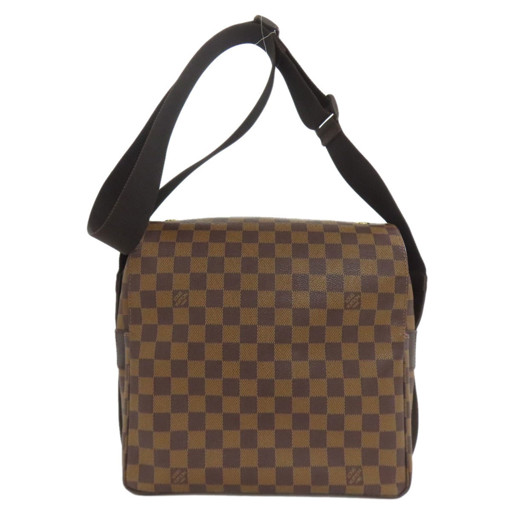 Louis Vuitton Damier Damier Canvas Ebene Damier Canvas Shoulder Bag (Pre-Owned)