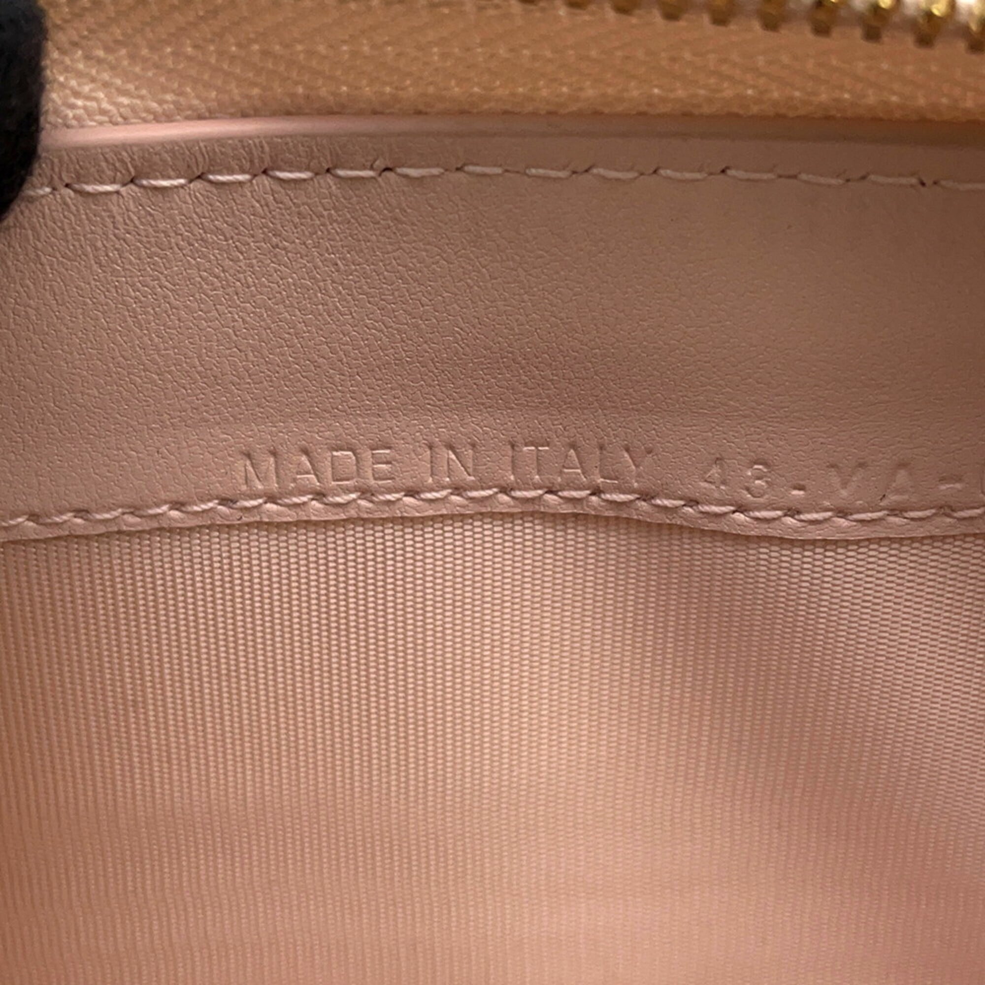 Christian Dior Pink Leather Long Wallet (Bi-Fold) (Pre-Owned)