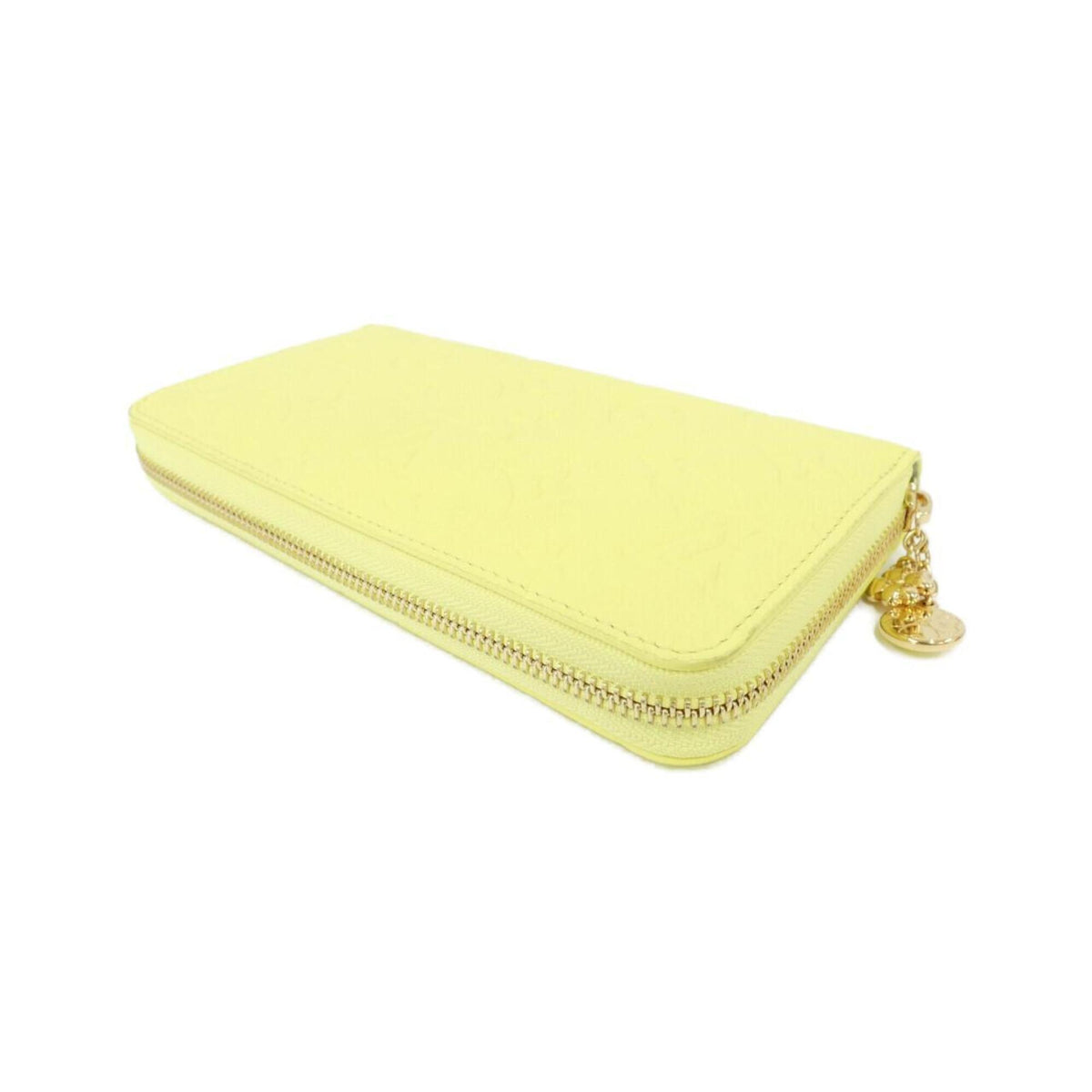 Louis Vuitton Yellow Leather Long Wallet (Bi-Fold) (Pre-Owned)