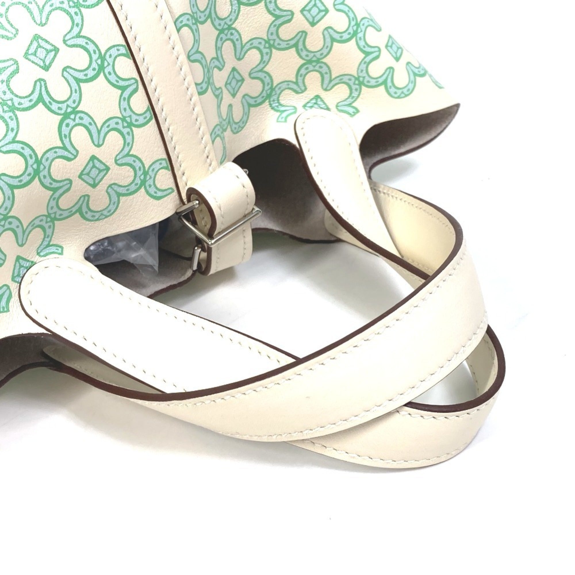 Hermes Green Swift Leather Handbag (Pre-Owned)