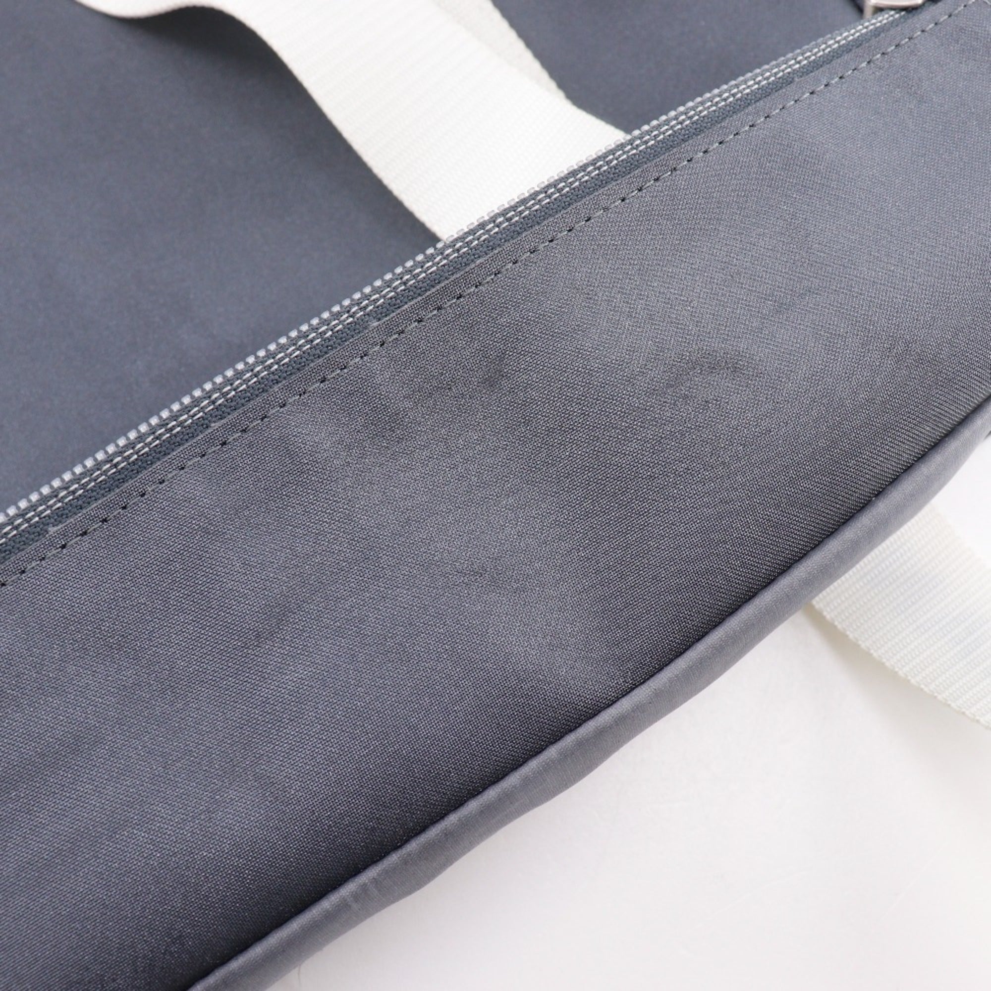 Chanel Sport Gray Nylon Tote Bag (Pre-Owned)