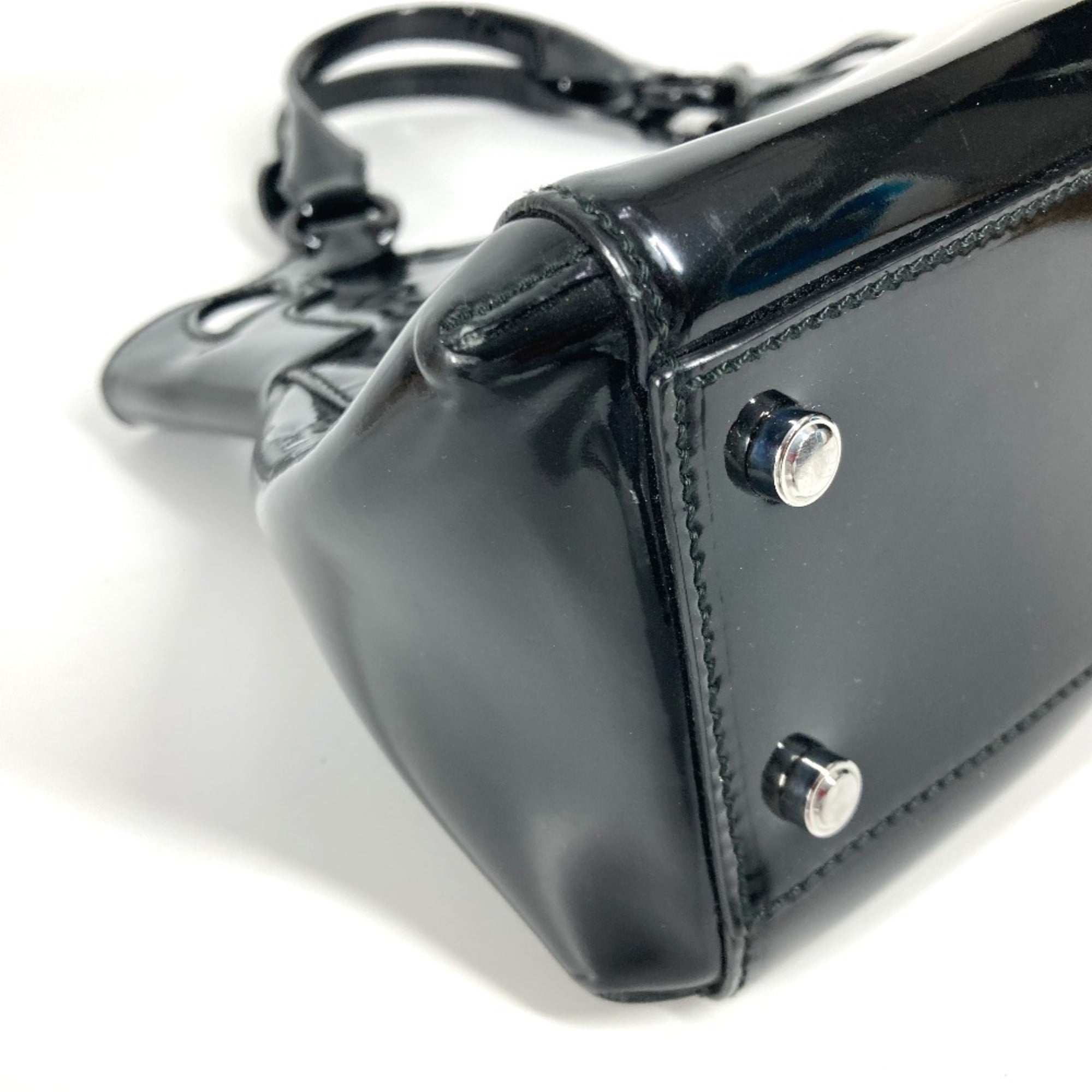 Cartier Black Leather Handbag Tote Bag (Pre-Owned)