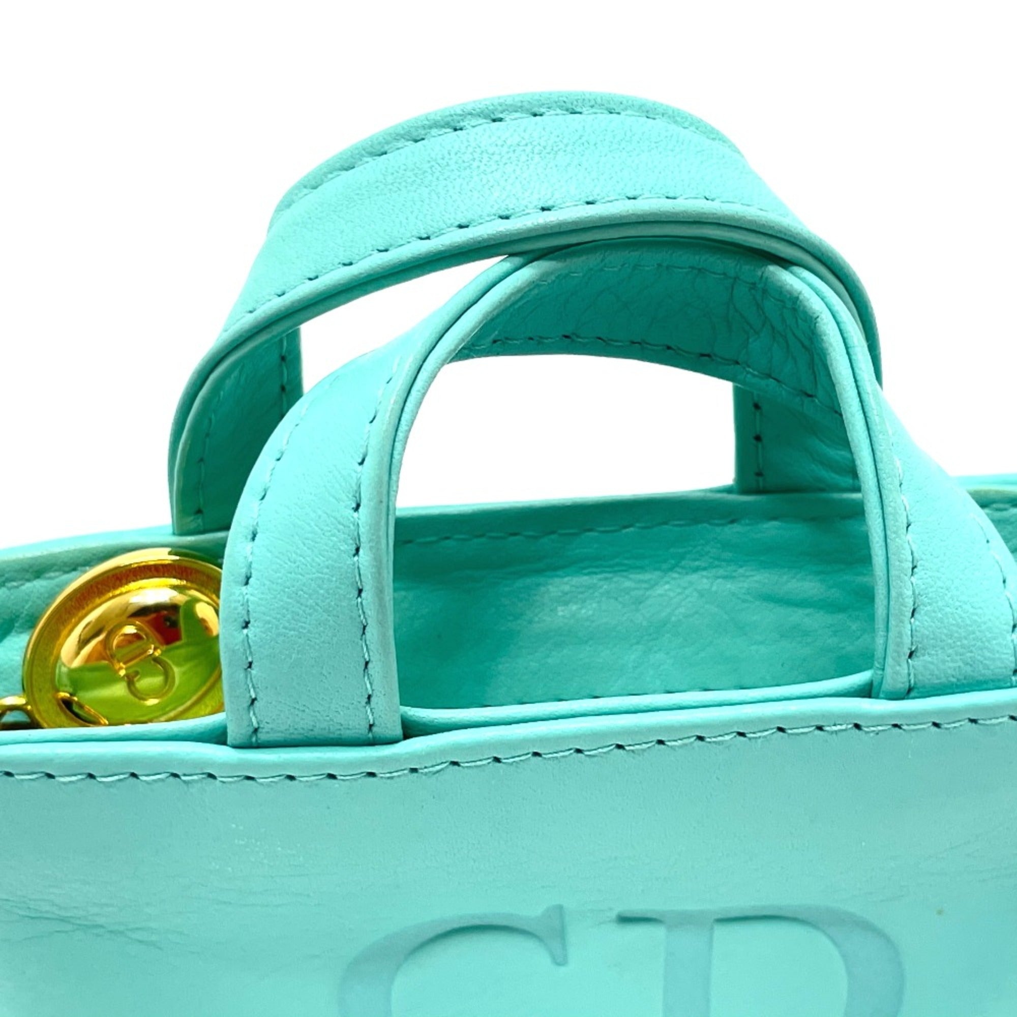 Christian Dior Blue Leather Handbag (Pre-Owned)