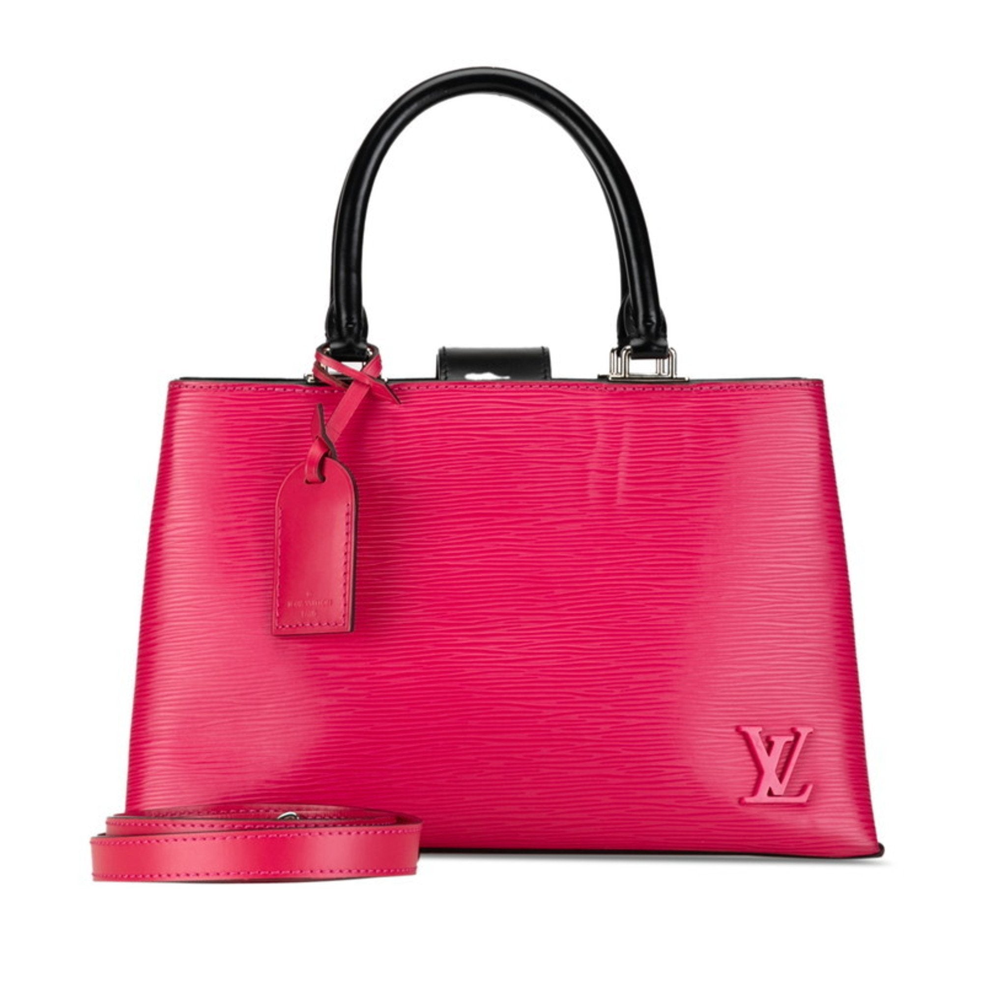 Louis Vuitton Hot Pink Leather Handbag Shoulder Bag (Pre-Owned)