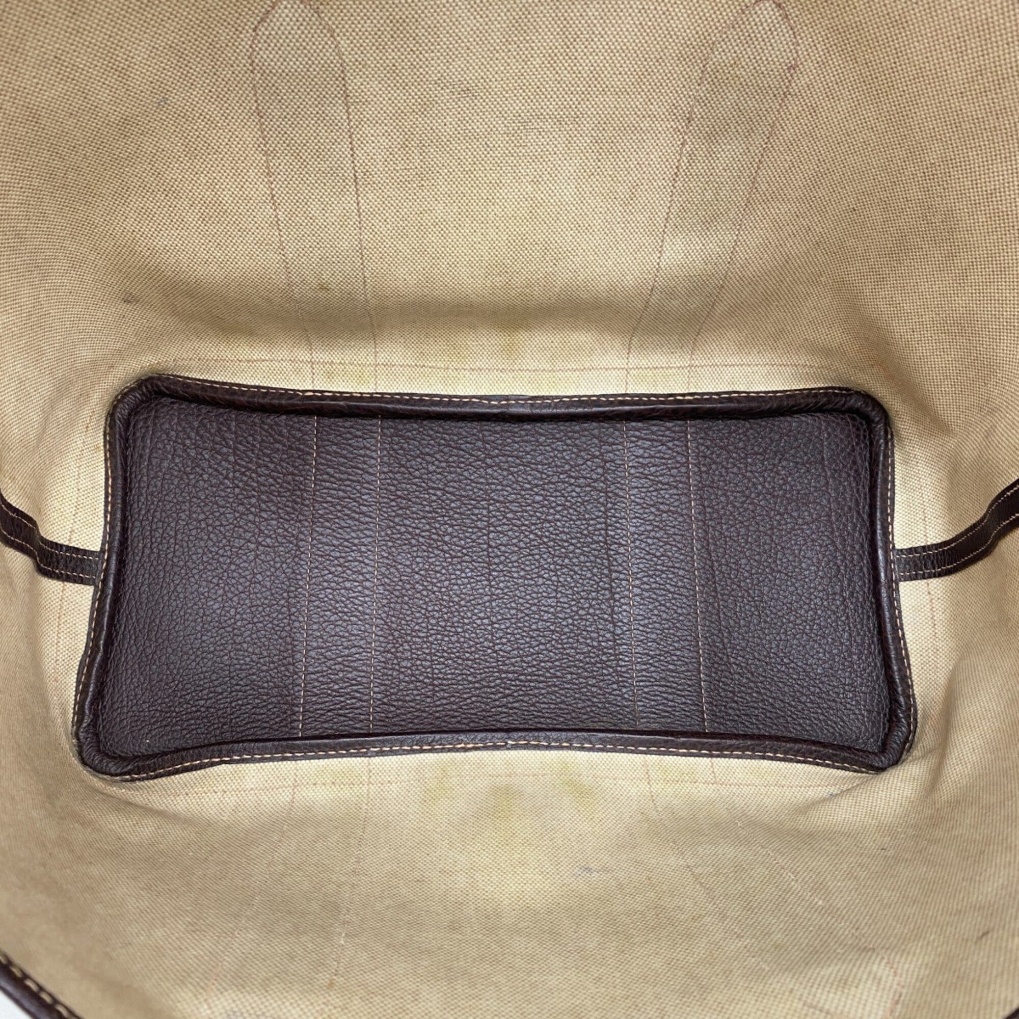 Hermes Brown Toile H Tote Bag (Pre-Owned)