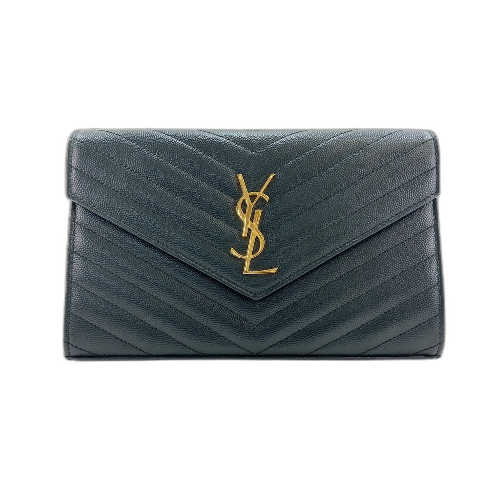 Yves Saint Laurent Gray Shoulder Bag (Pre-Owned)