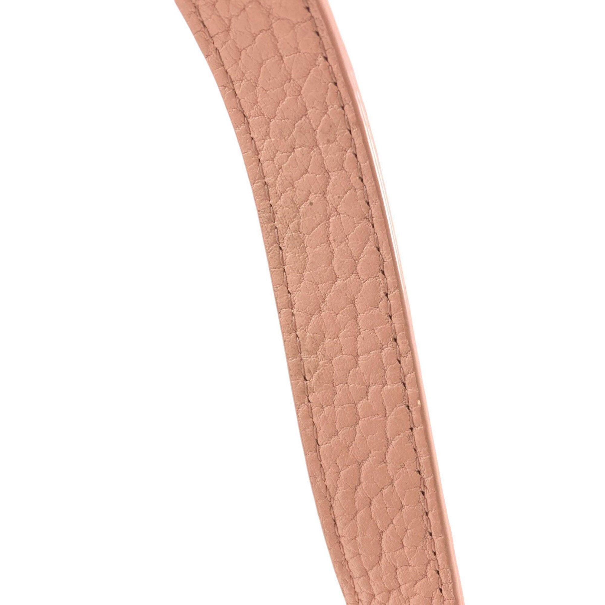 Burberry Pink Leather Shoulder Bag (Pre-Owned)