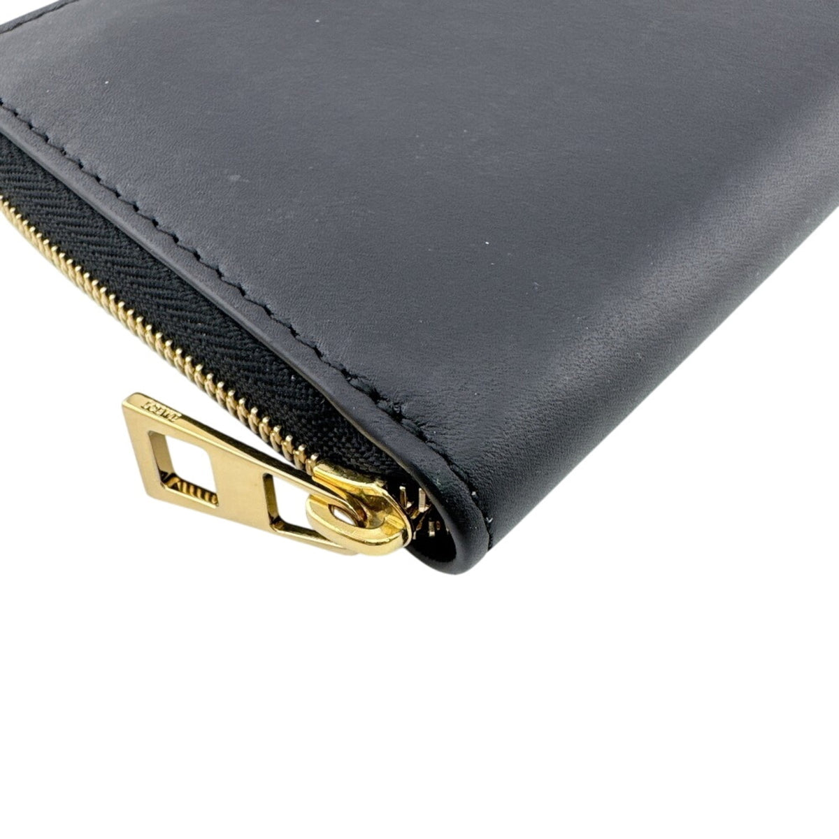 Loewe Black Orange Leather Long Wallet (Bi-Fold) (Pre-Owned)