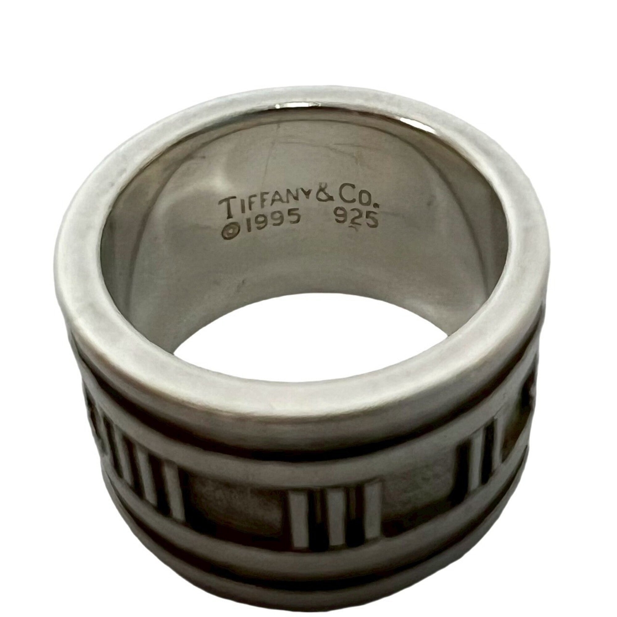 Tiffany Silver Silver 925 Band Ring (Pre-Owned)