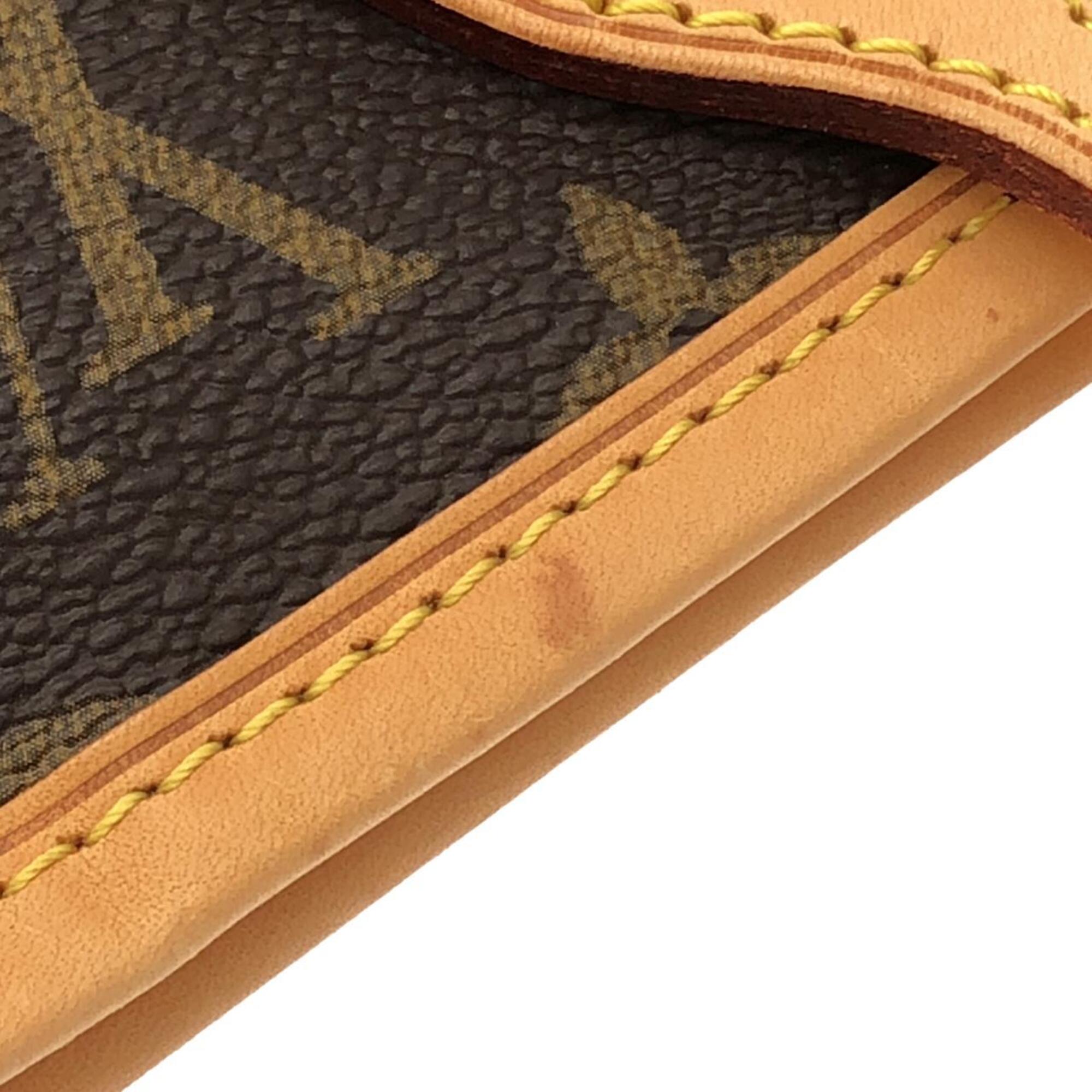 Louis Vuitton Marron Coated Canvas Handbag (Pre-Owned)