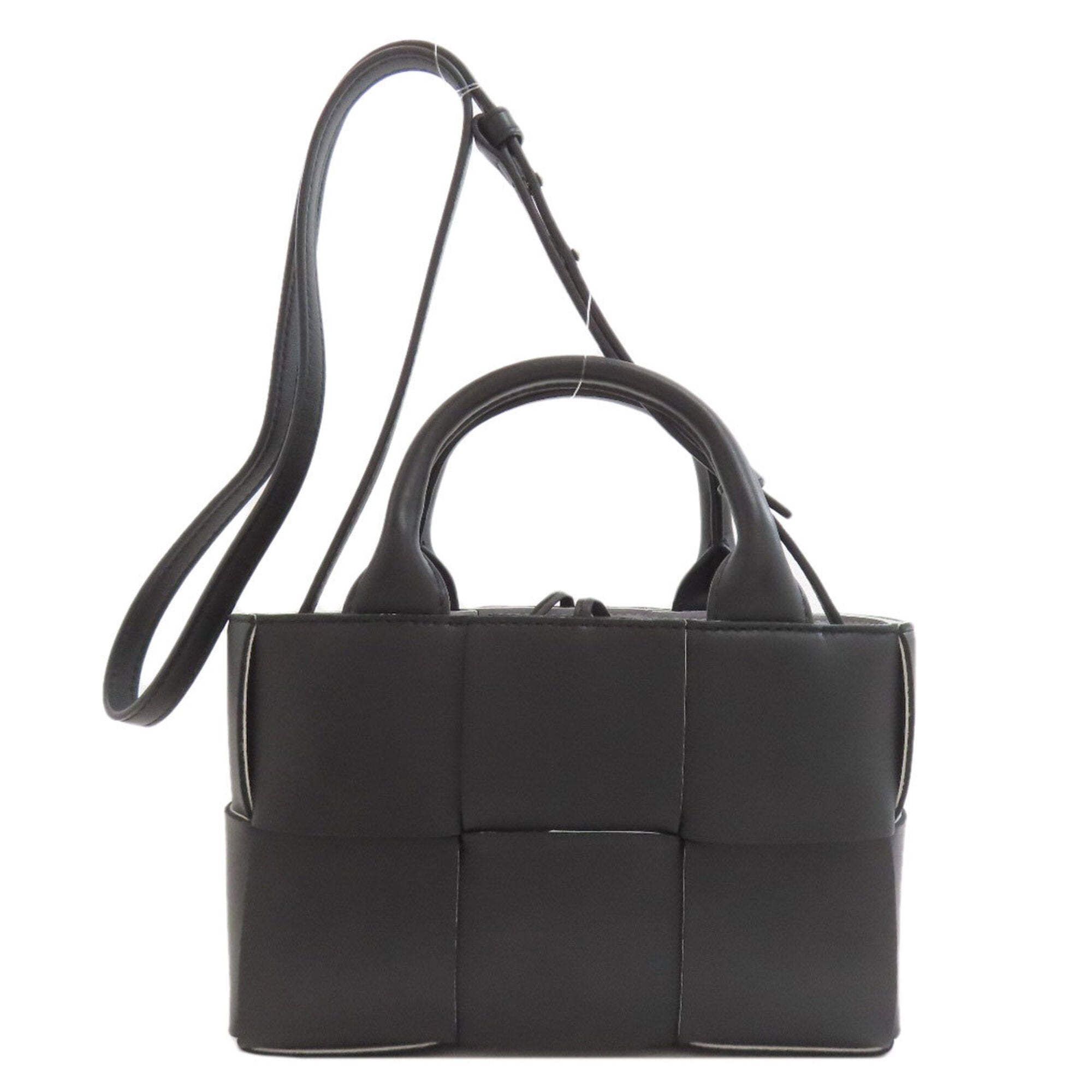 Bottega Veneta Black Leather Shoulder Bag (Pre-Owned)