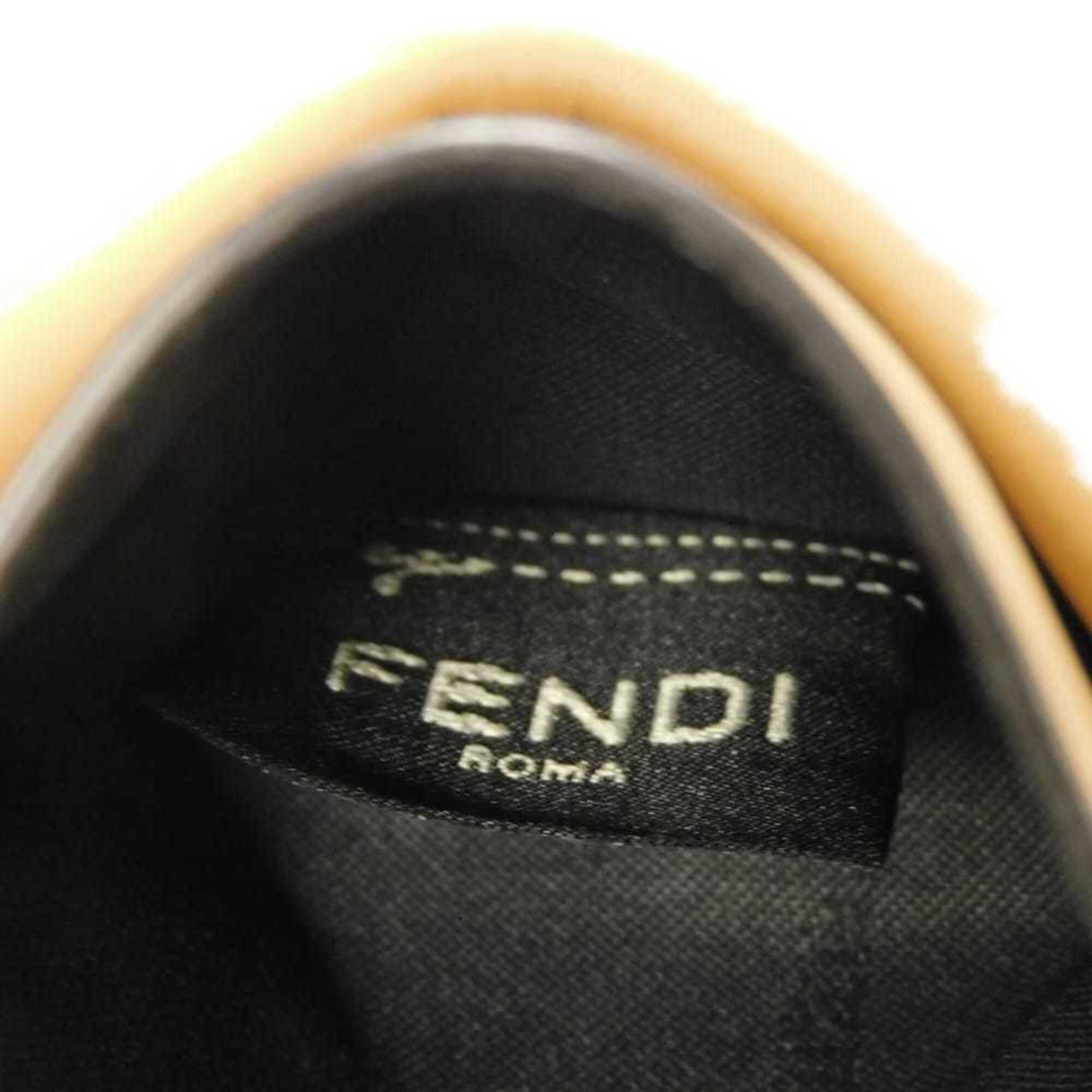 Fendi Beige Leather Coin Purse/Coin Case (Pre-Owned)