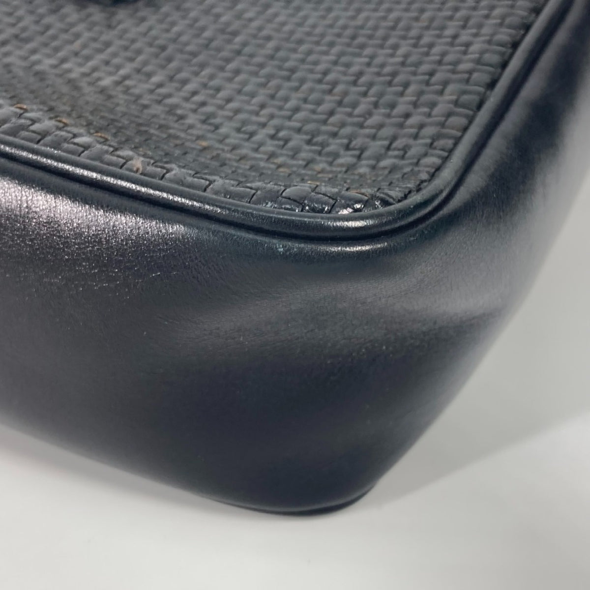 Celine Black Leather Pochette Shoulder Bag (Pre-Owned)