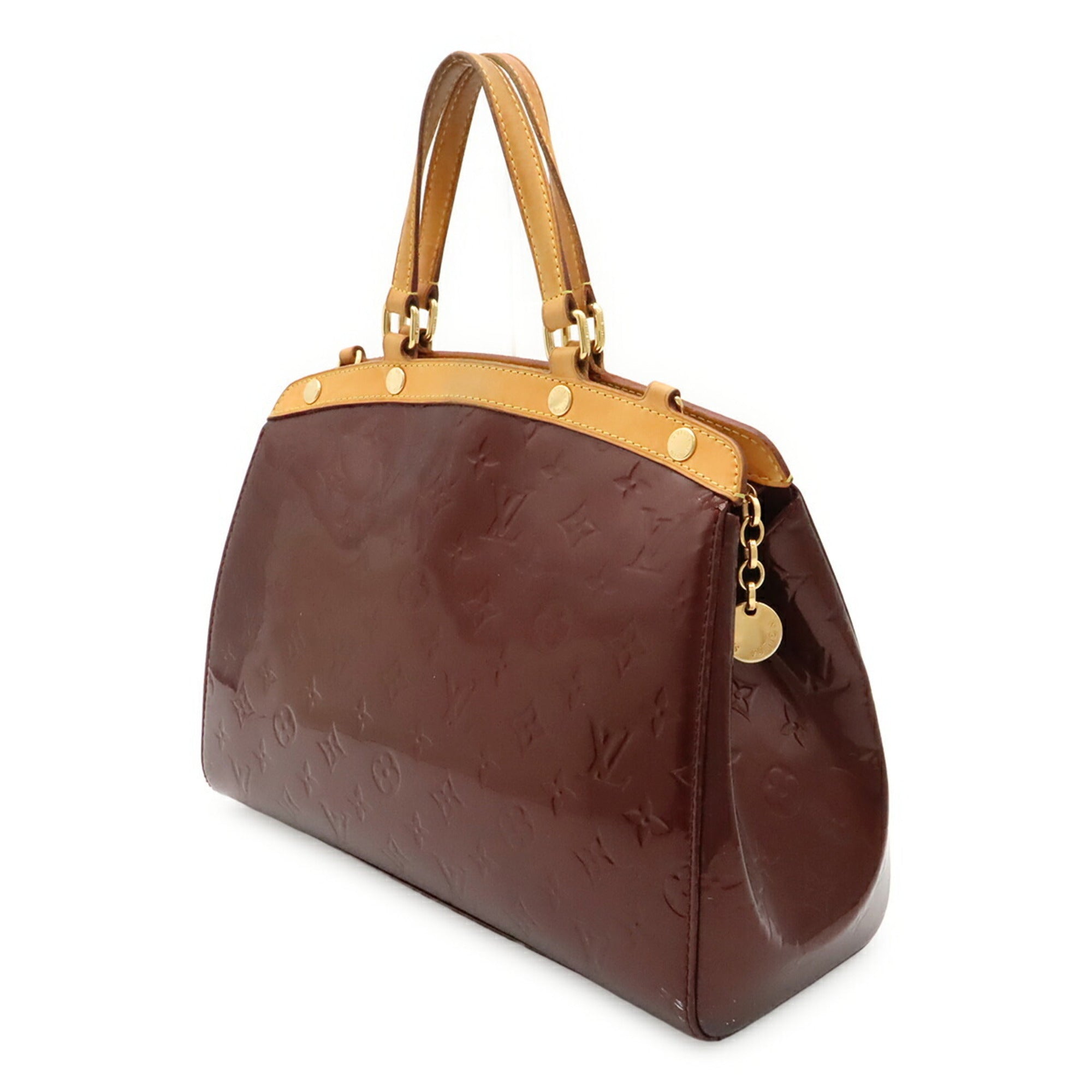 Louis Vuitton Rouge Fauviste Monogram Vernis Handbag Tote Bag (Pre-Owned)