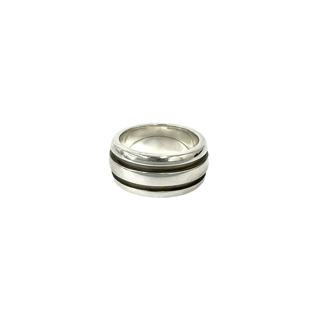Tiffany Silver Silver 925 Band Ring (Pre-Owned)