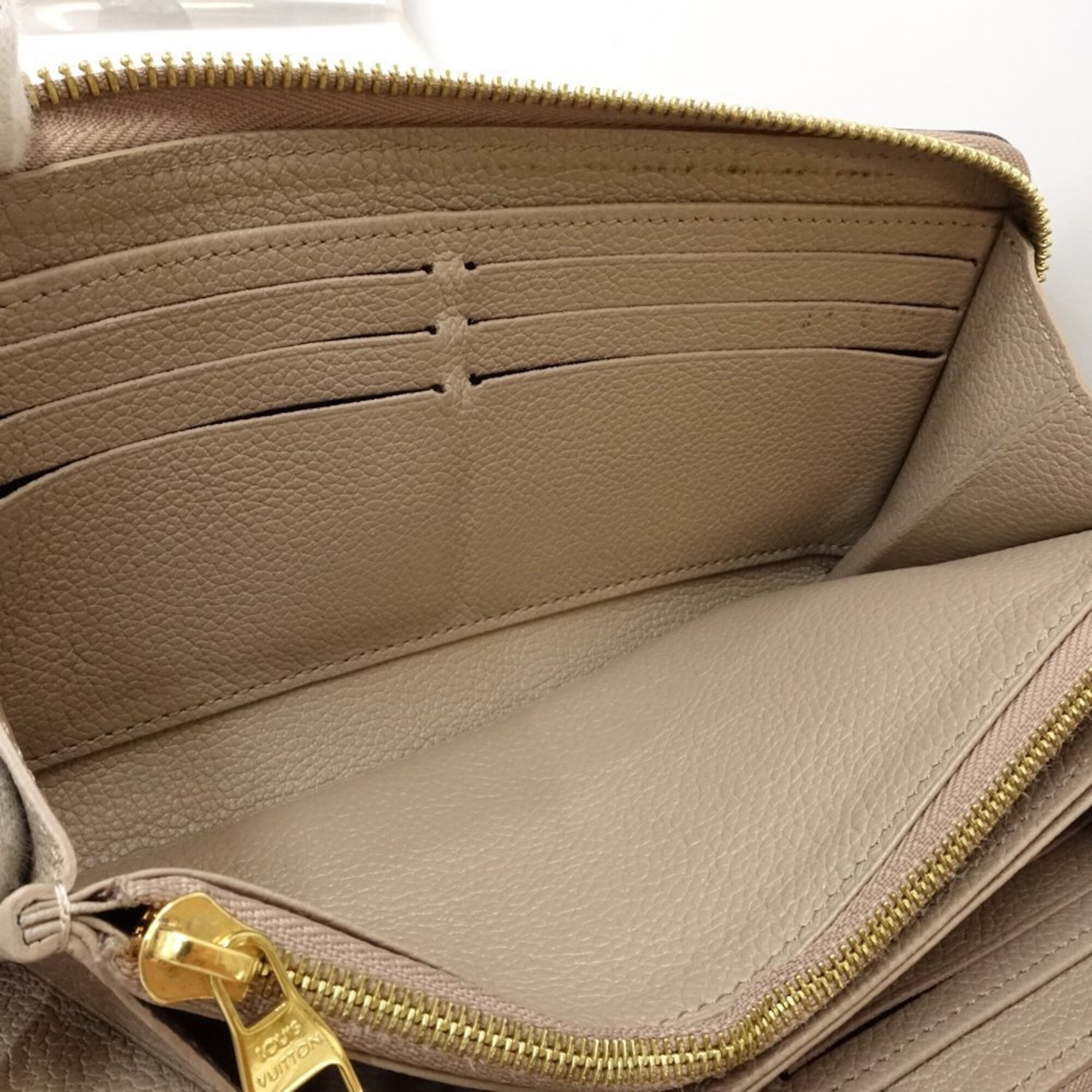 Louis Vuitton Monogram Empreinte Tourterelle Monogram Empreinte Long Wallet (Bi-Fold) (Pre-Owned)