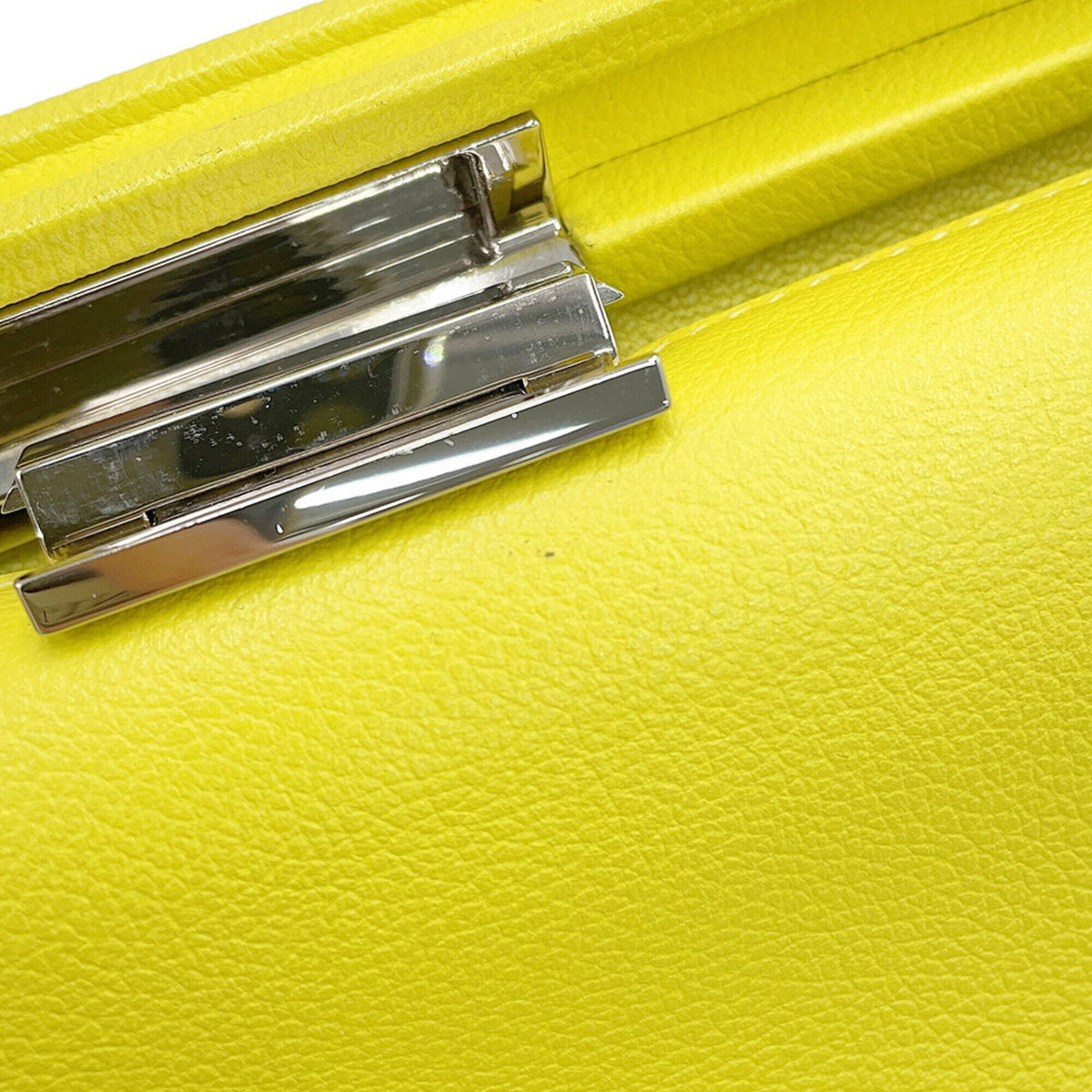 Hermes Lime Handbag Shoulder Bag (Pre-Owned)