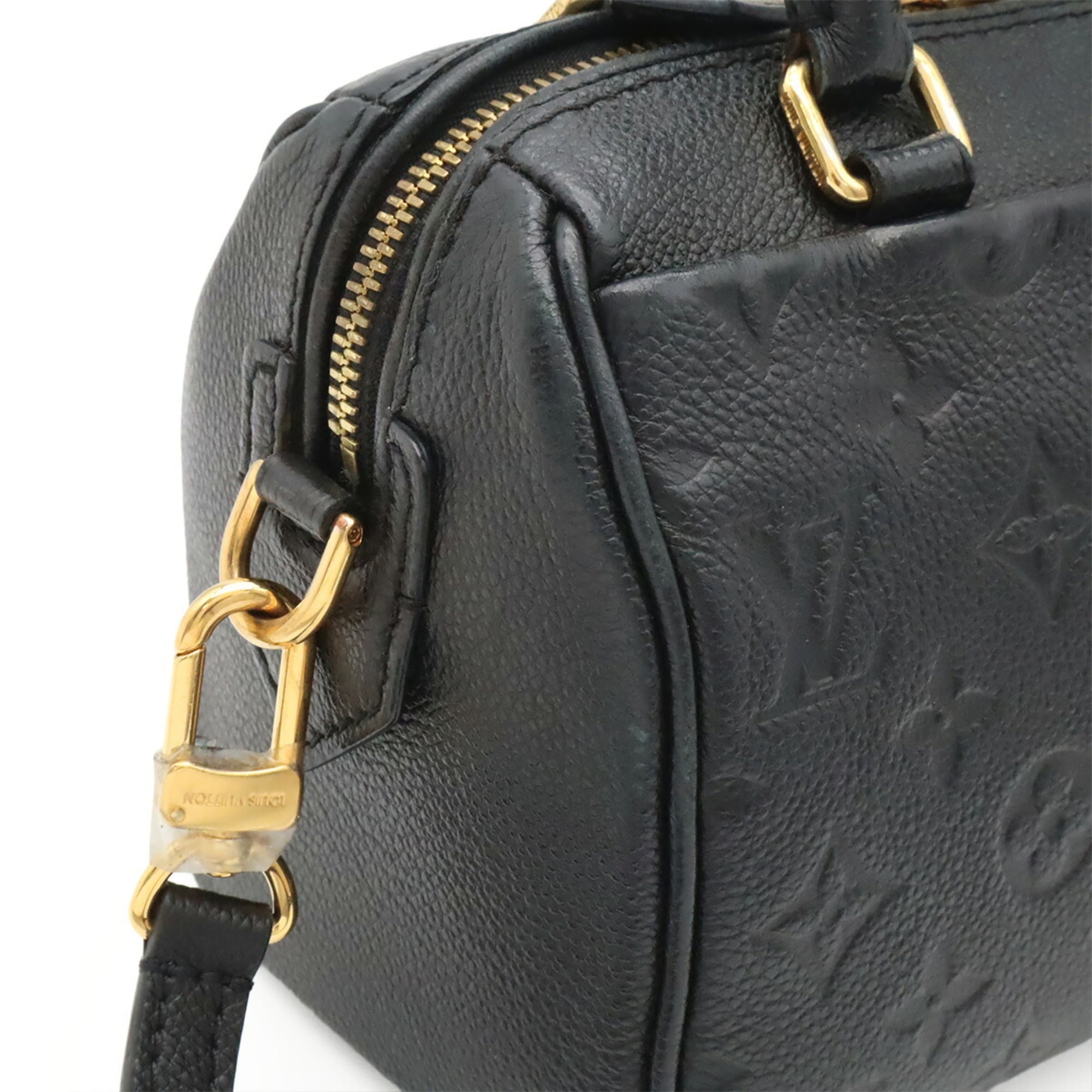 Louis Vuitton Noir Monogram Empreinte Leather Handbag Shoulder Bag (Pre-Owned)